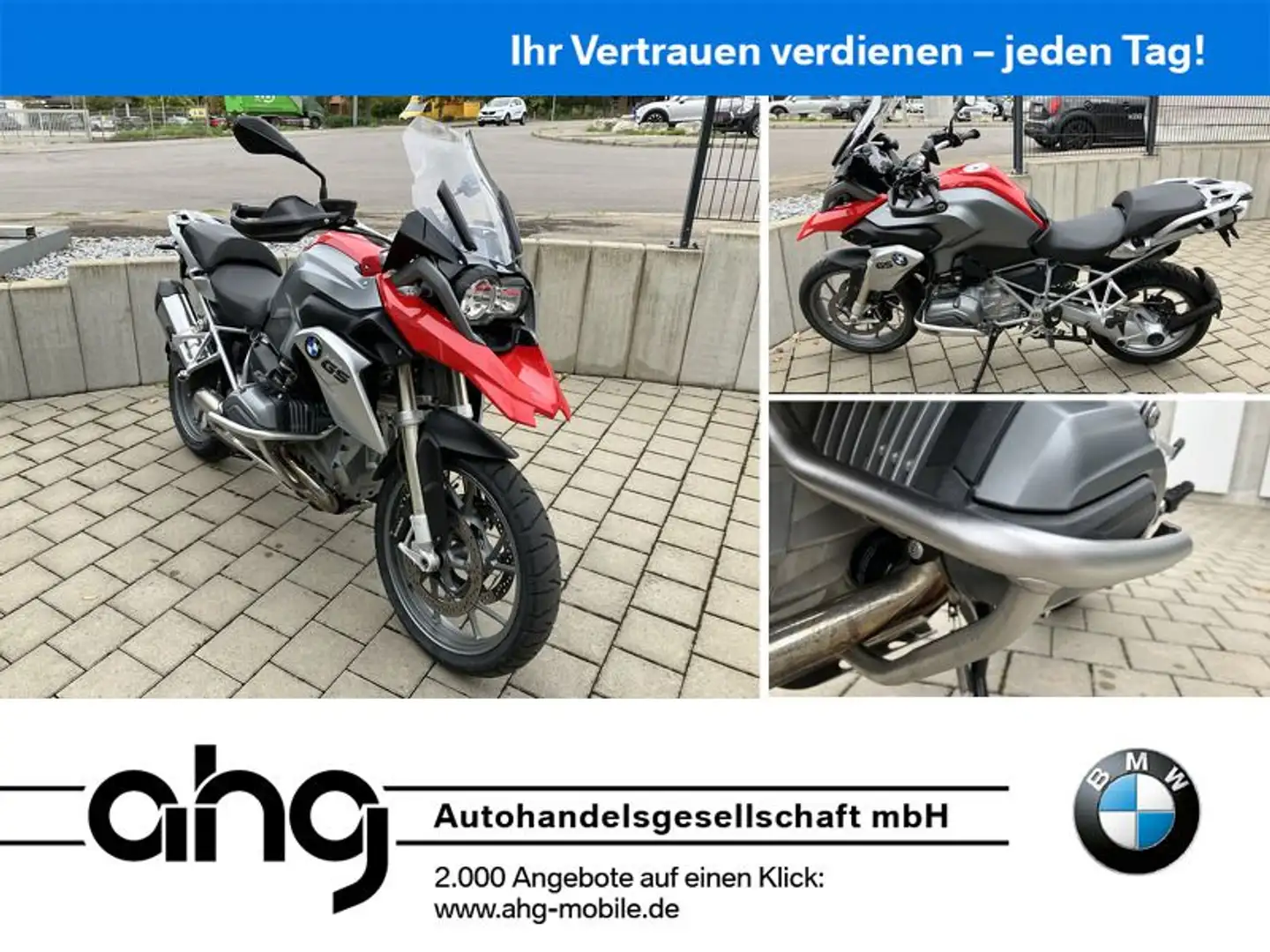 BMW R 1200 GS Tieferlegung, ESA, ASC, Heizgriffe Rojo - 1
