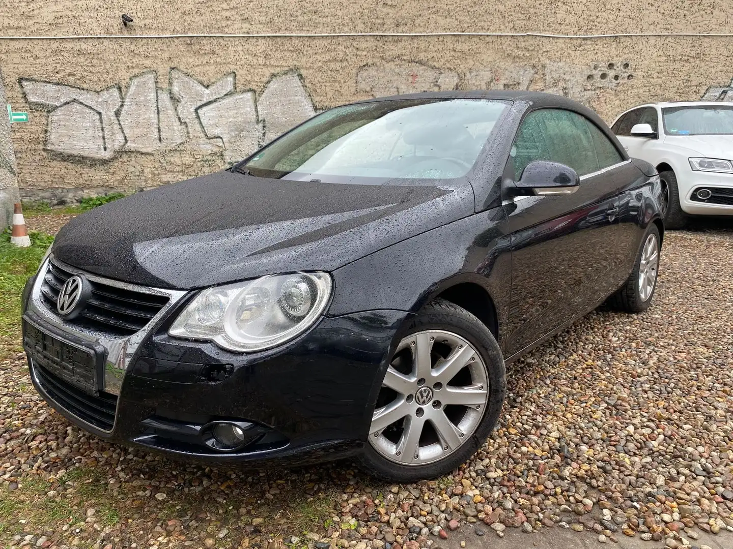 Volkswagen Eos 2.0-LEDER-KLIMA-SHZG-NAVI-ALU Schwarz - 1