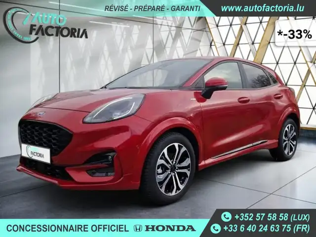 Ford Puma -33% 1.0 HYB 155cv BVA ST Line +GPS+CAM+LED+Opts