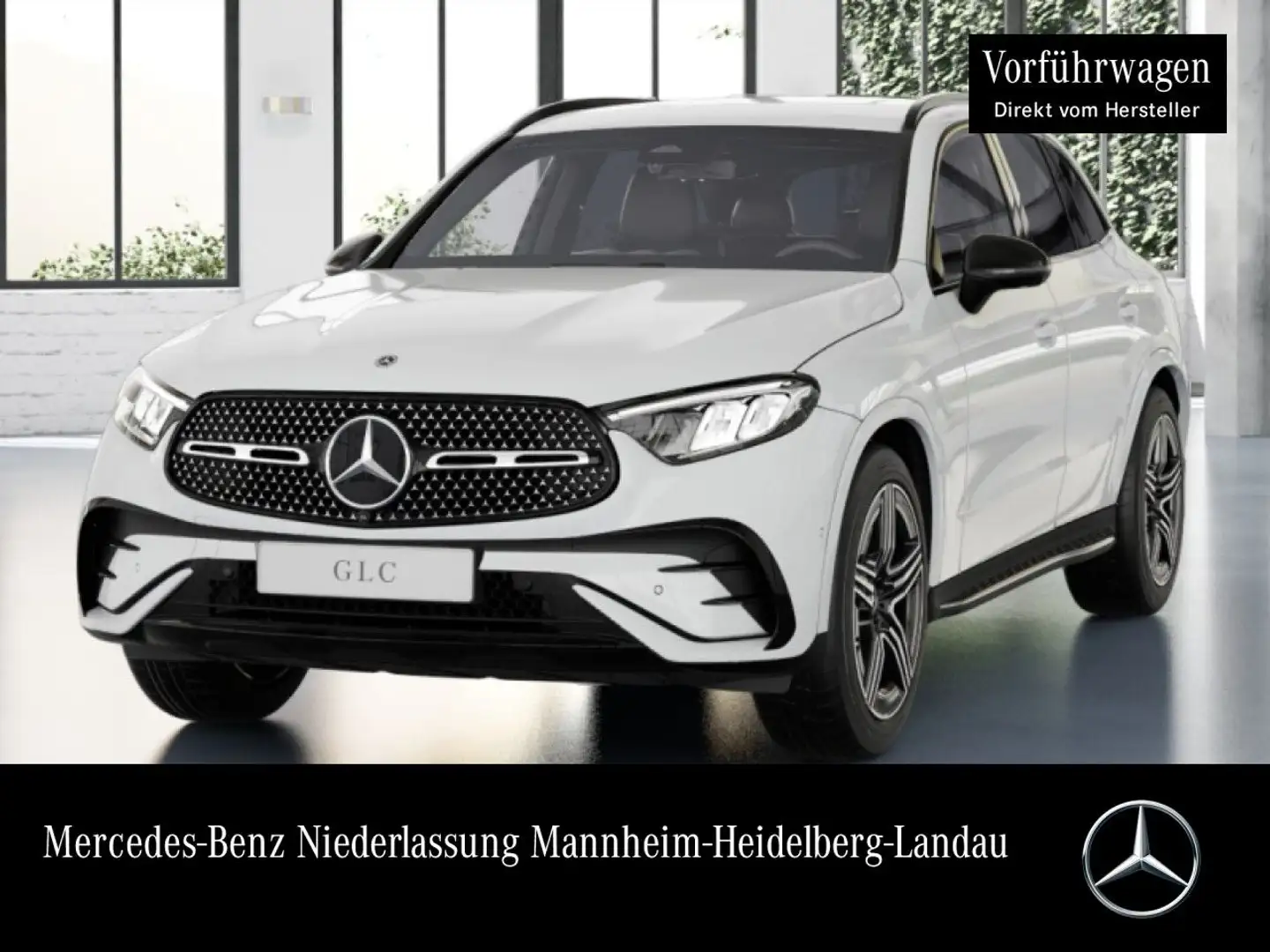 Mercedes-Benz GLC 200 4M AMG+NIGHT+360+LED+KEYLESS+9G Weiß - 1
