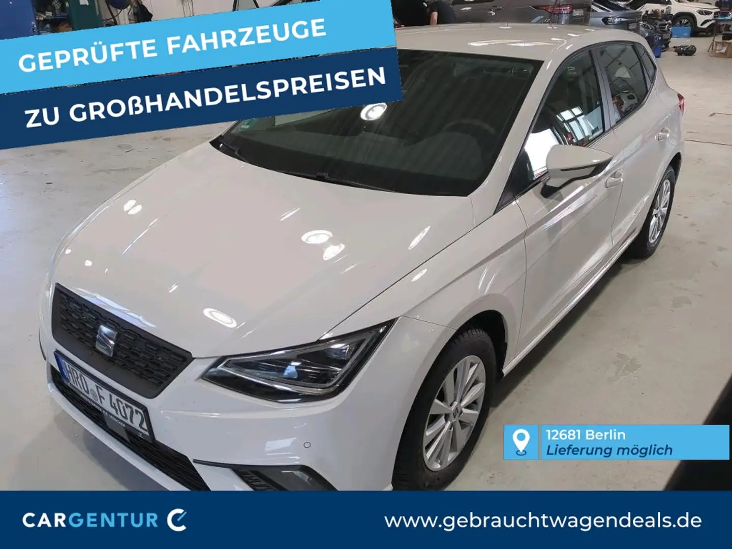 SEAT Ibiza 1.0 MPI Style Navi RKam LED Lane PDC SHZ Blanco - 1