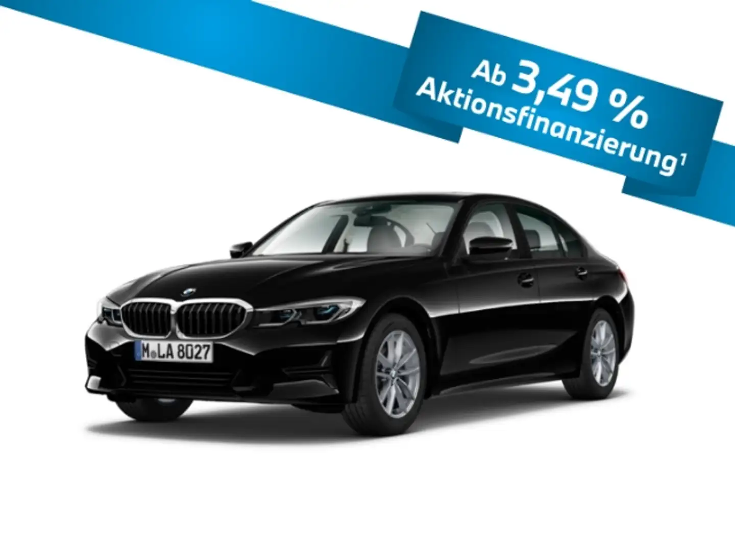 BMW 320 d Navi Laser HiFi DA PDC SHZ Advantage Schwarz - 1