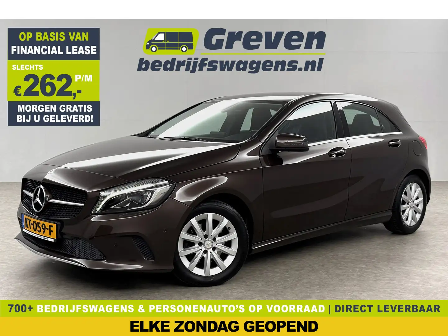 Mercedes-Benz A-Klasse Ambition Airco Cruise LED Navigatie PDC 1 Brun - 1