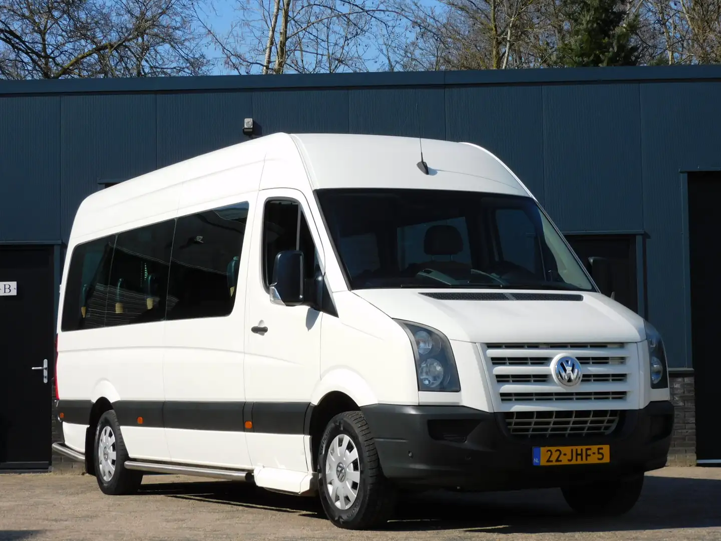 Volkswagen Crafter 35 2.5 TDI L4H3 ROLSTOELBUS! 9-PERSOONS! 1e EIGENA Blanco - 2