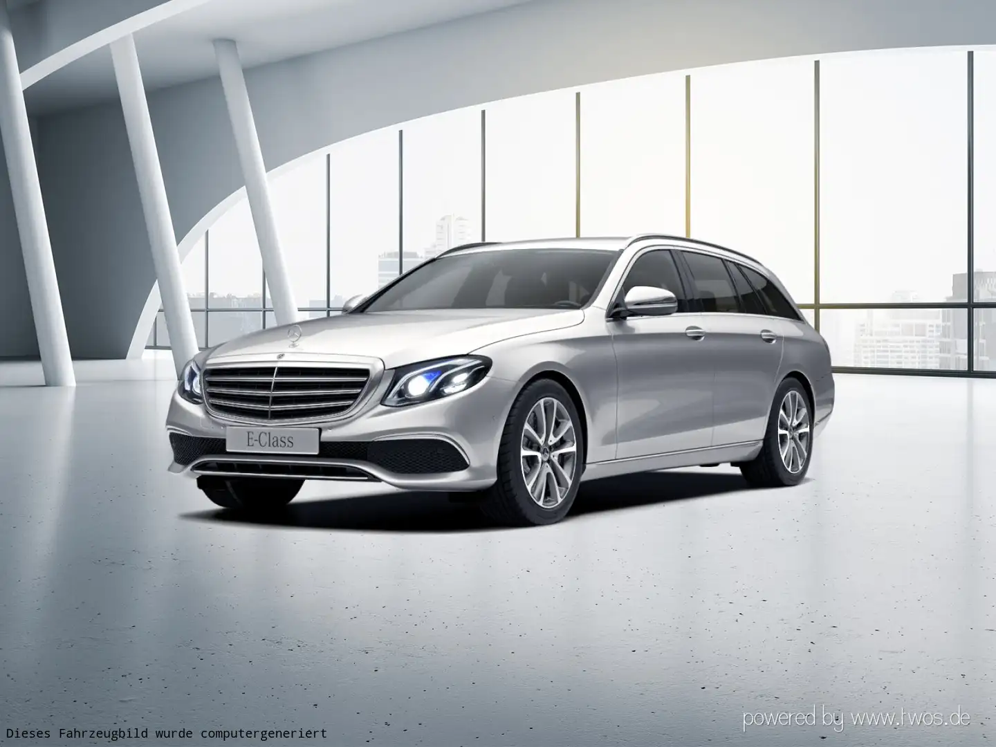 Mercedes-Benz E 400 E 400 d T d 4M Excl Standh Comand Multibeam RüCam Silber - 2