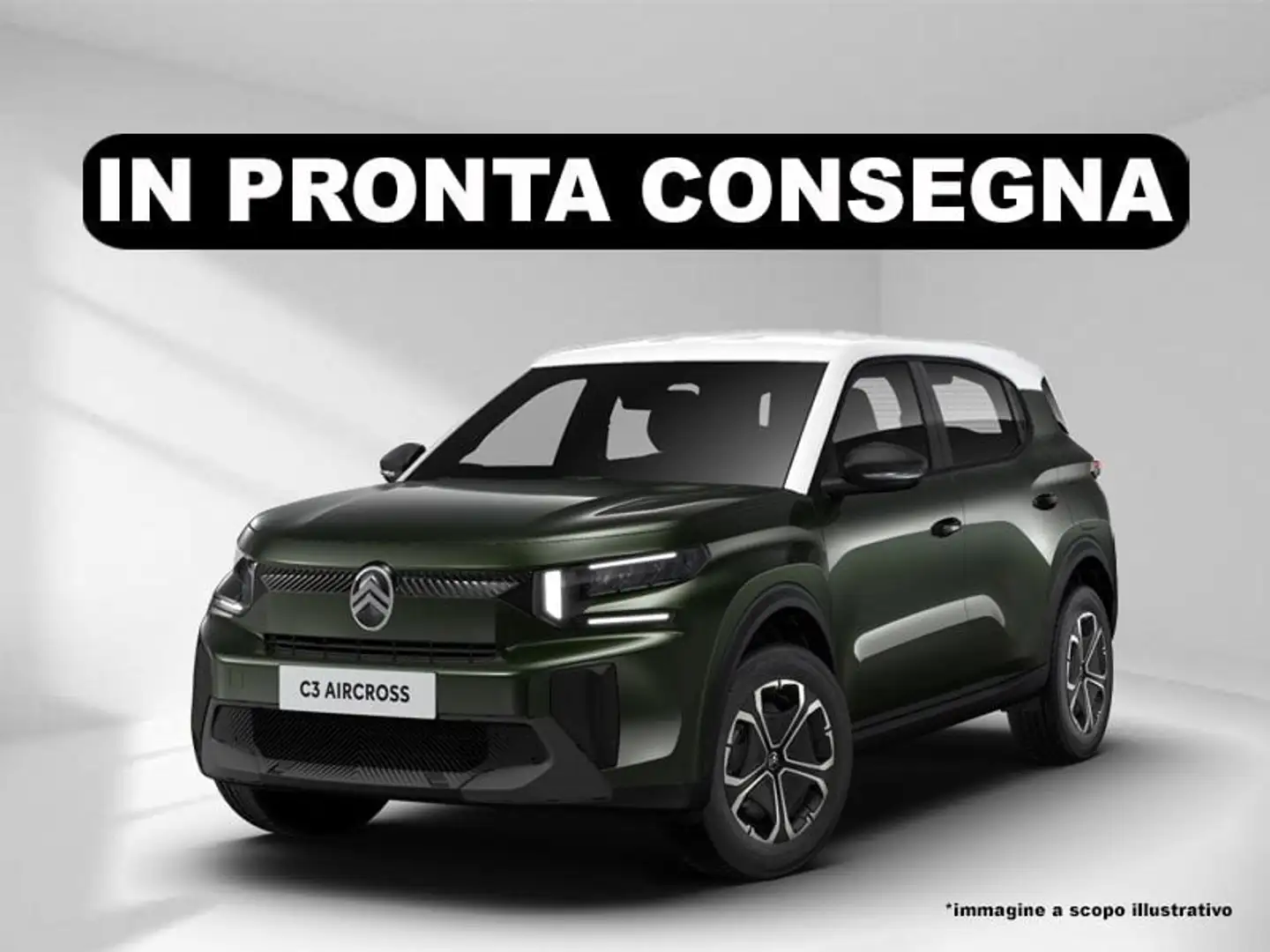 Citroen C3 Aircross Nuova 1.2 puretech turbo You 100cv Verde - 1