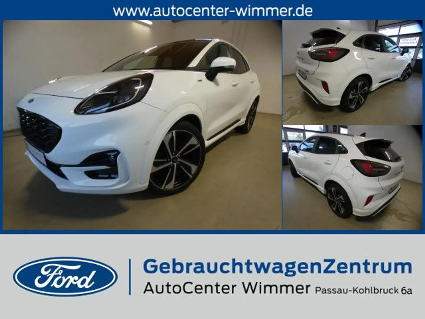 Ford Puma 1.0 EcoBoost Hybrid ST-LINE X Blanc - 1
