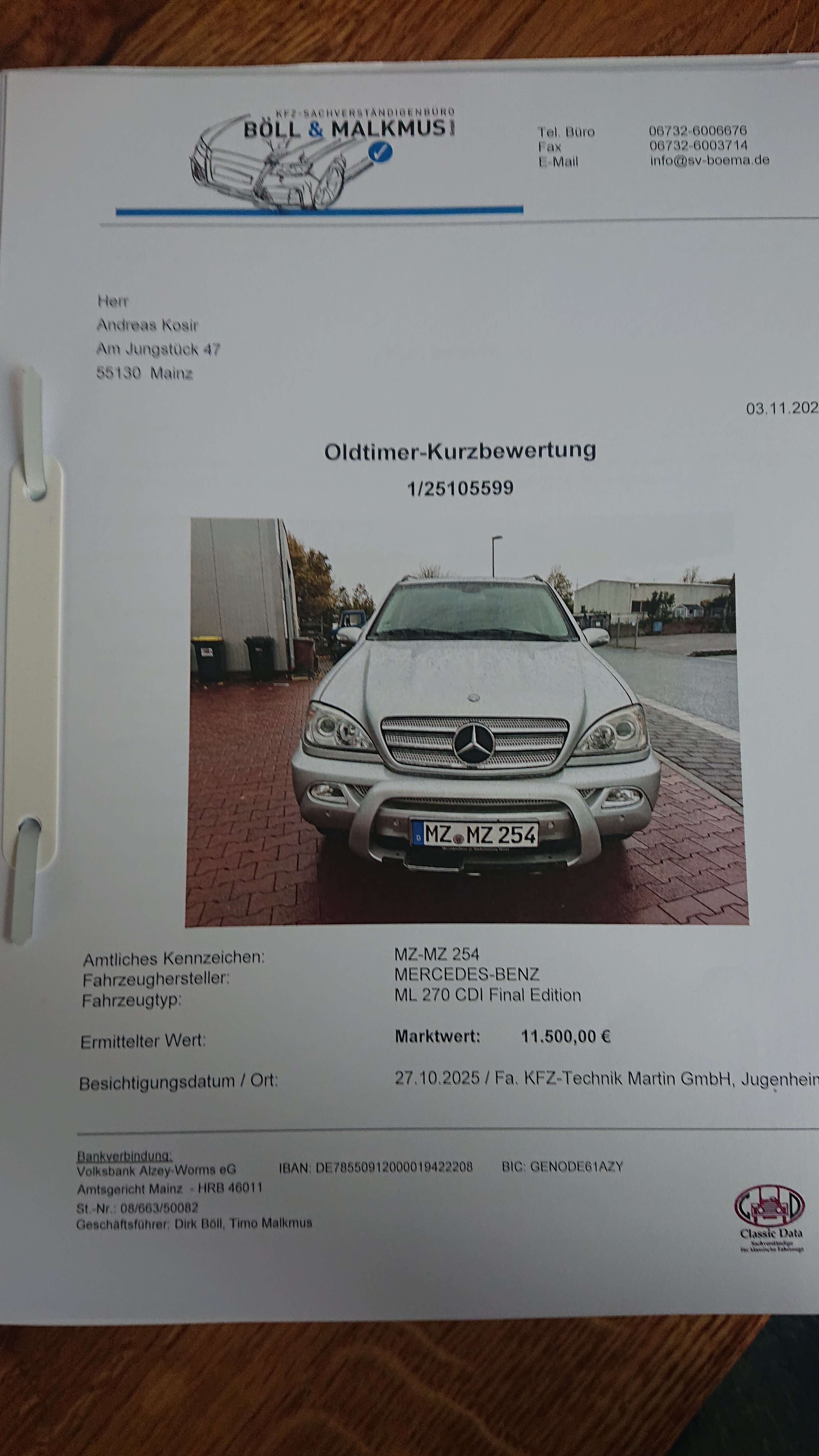 Second hand Mercedes Benz Ml-Class 270 CDI