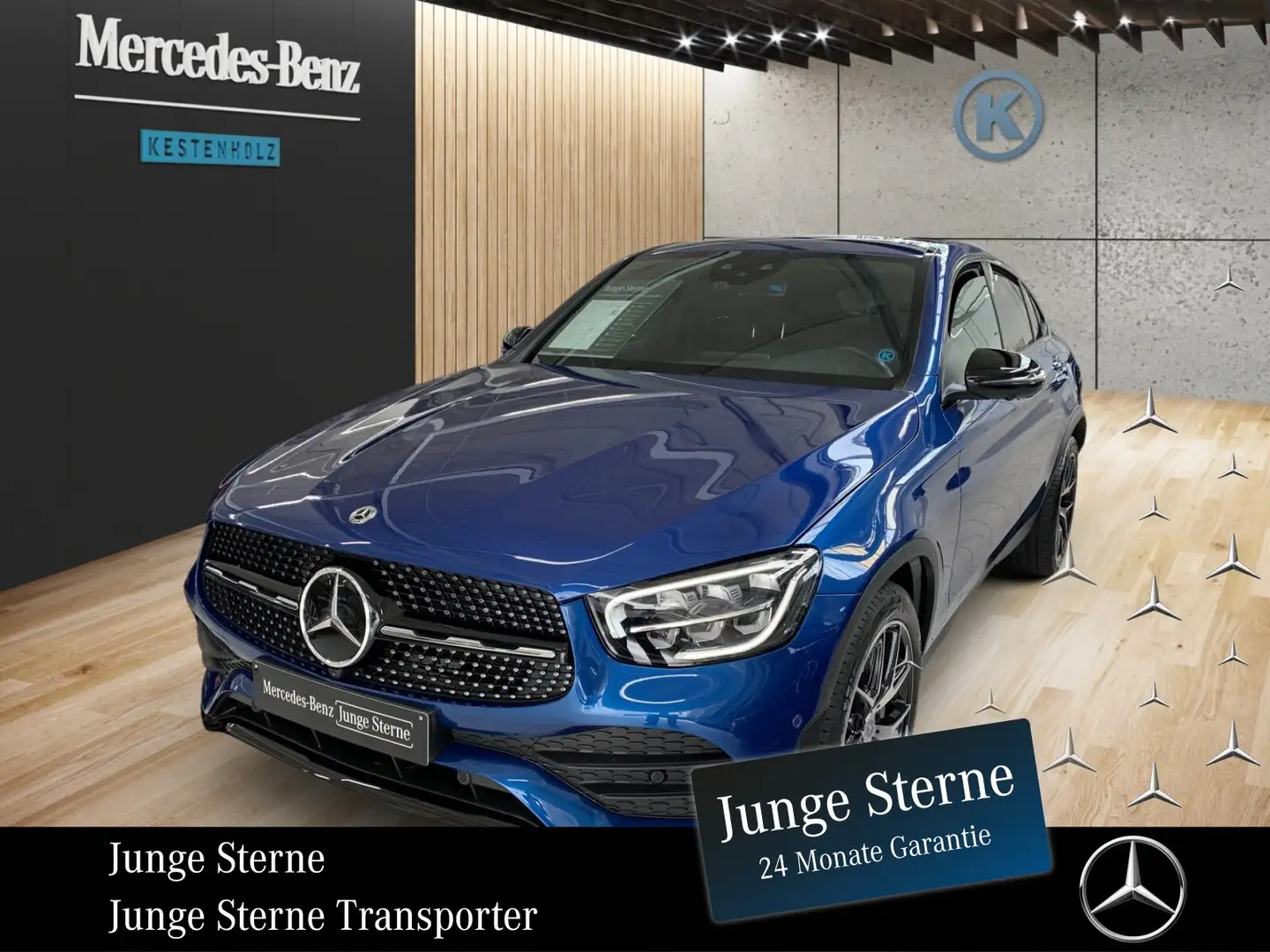 Mercedes-Benz GLC 400 GLC 400 d 4M Coupé *AMG*NIGHT*MEM*HUD*MBUX*360°* Blau - 1