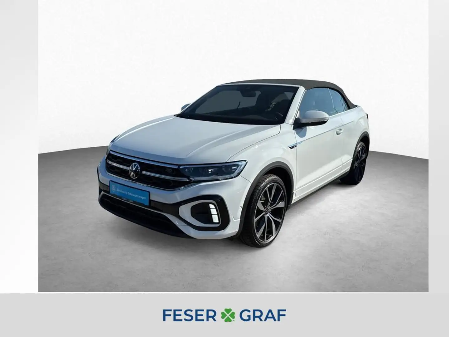 Volkswagen T-Roc Cabriolet 1.5 TSI DSG R-LINE KAM NAVI ACC Weiß - 1