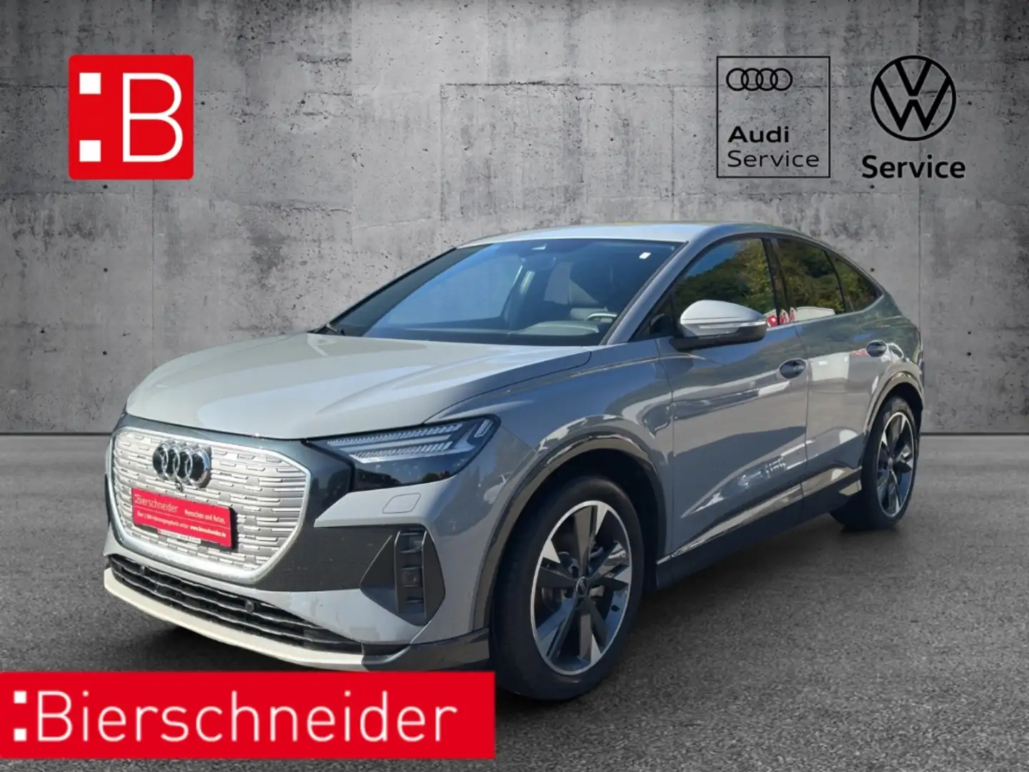 Audi Q4 e-tron Sportback 45 MATRIX 20 S-SITZE VIRTUAL ACC NAVI PD Grau - 1