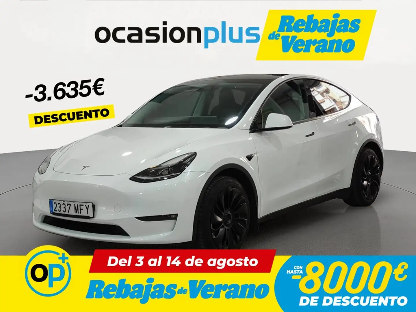 Tesla Model Y Gran Autonomia AWD Blanco - 1