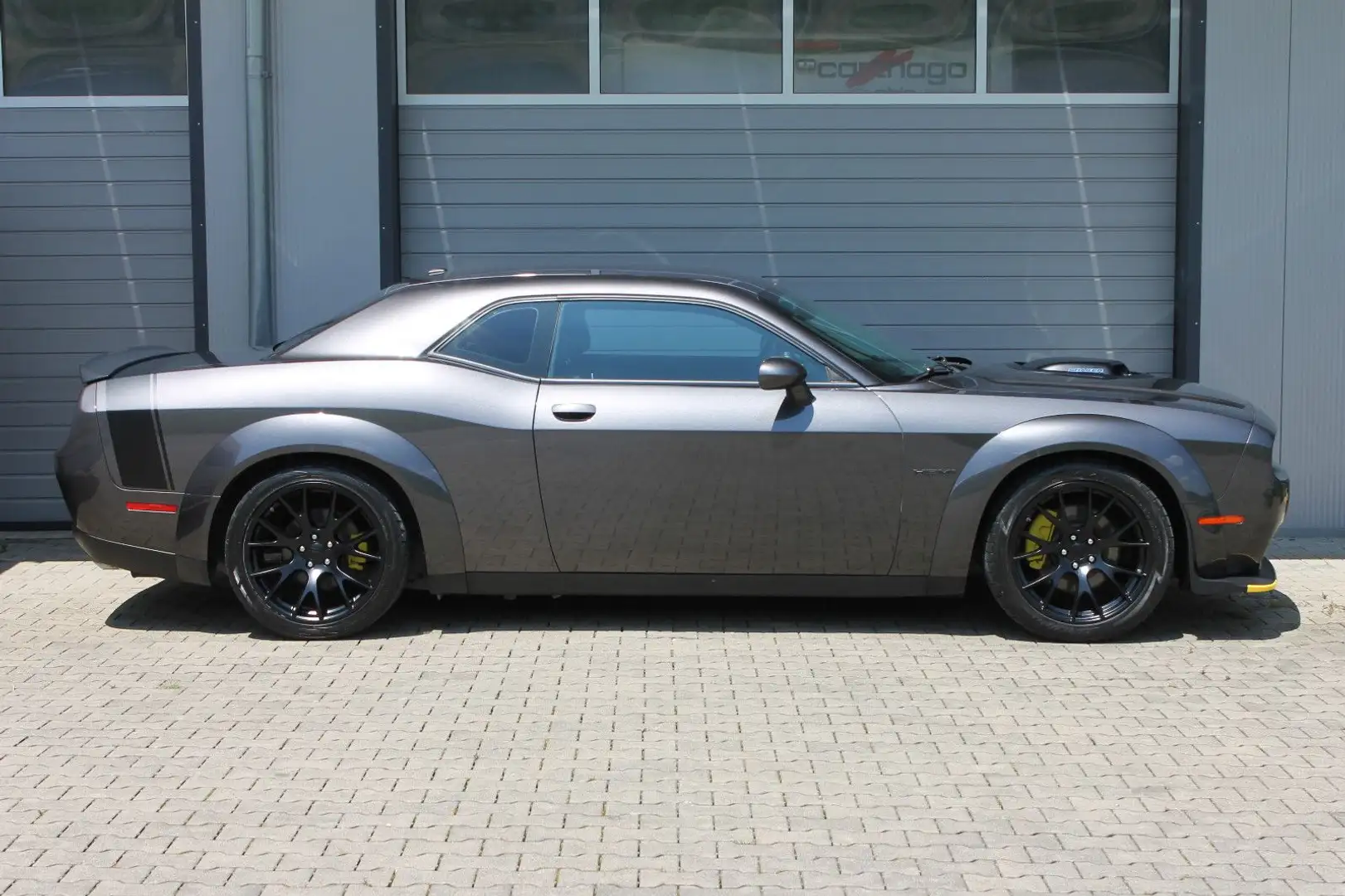 Dodge Challenger WIDEBODY 5.7 HEMI*381PS*SHAKER*Leder Grijs - 2