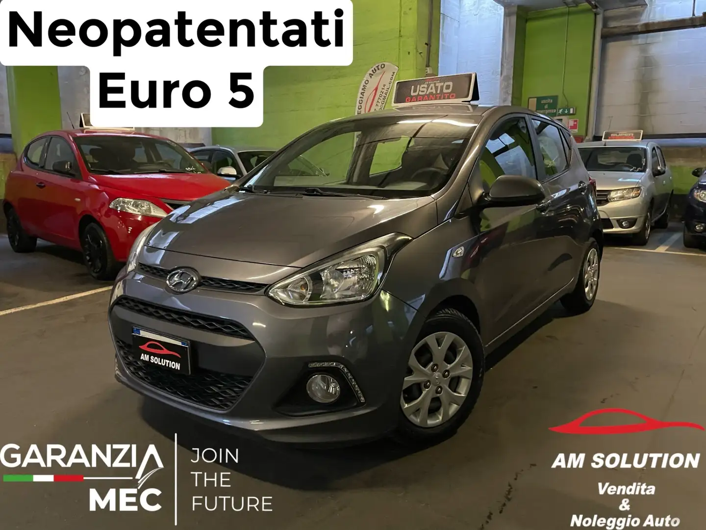 Hyundai i10 i10 1.0 Neopatentati Euro 5 Grigio - 1