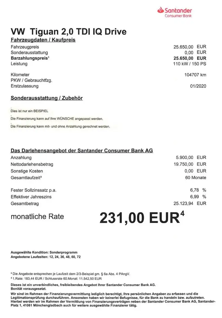 Volkswagen Tiguan IQ.DRIVE  2,0 TDI AUT/NAV/KAM/SHZ/PDC Silber - 2