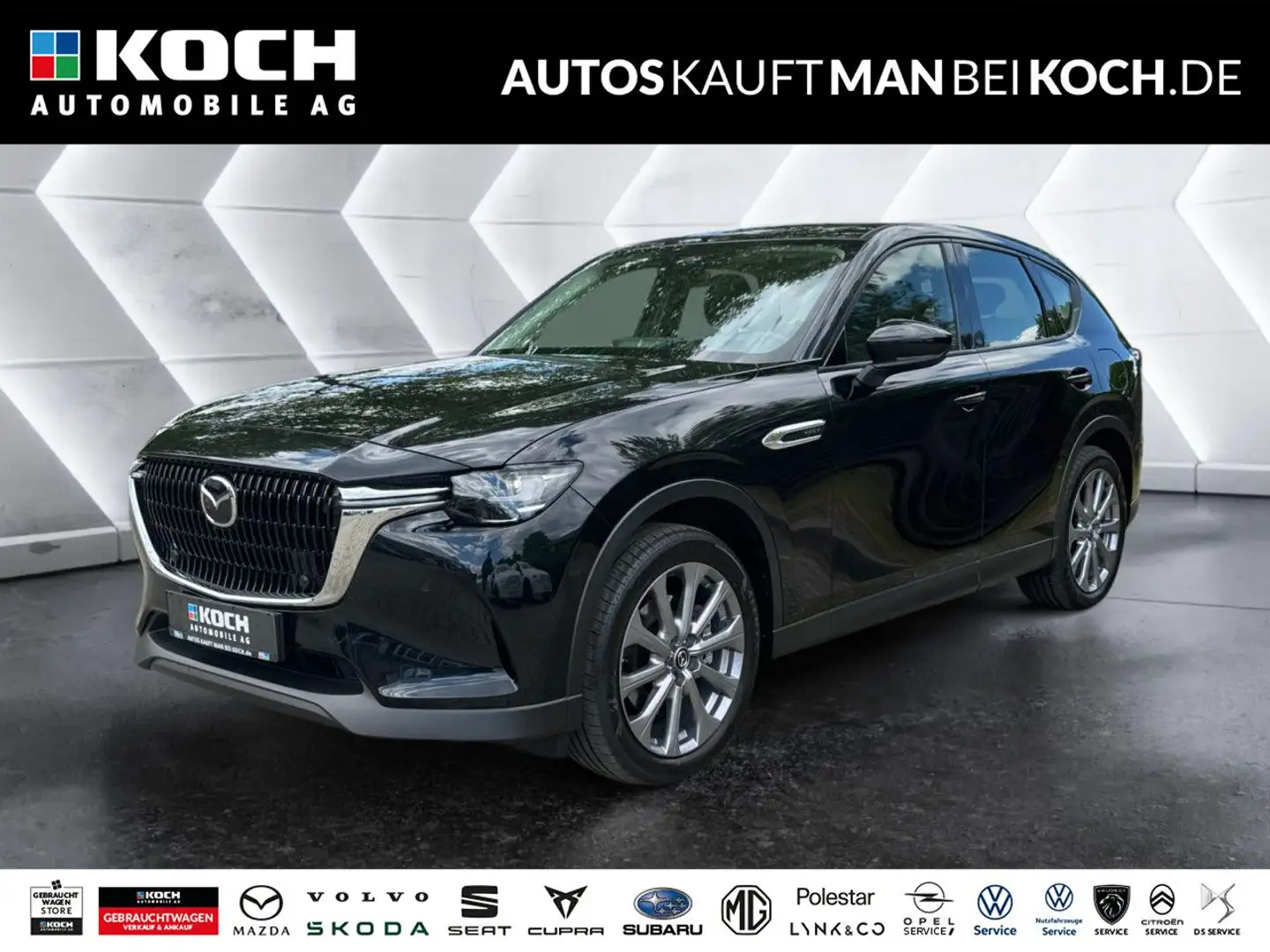 Mazda CX-60 e-SKYACTIV PHEV EXCLUSIVE-LINE PANO STDHz! Schwarz - 1