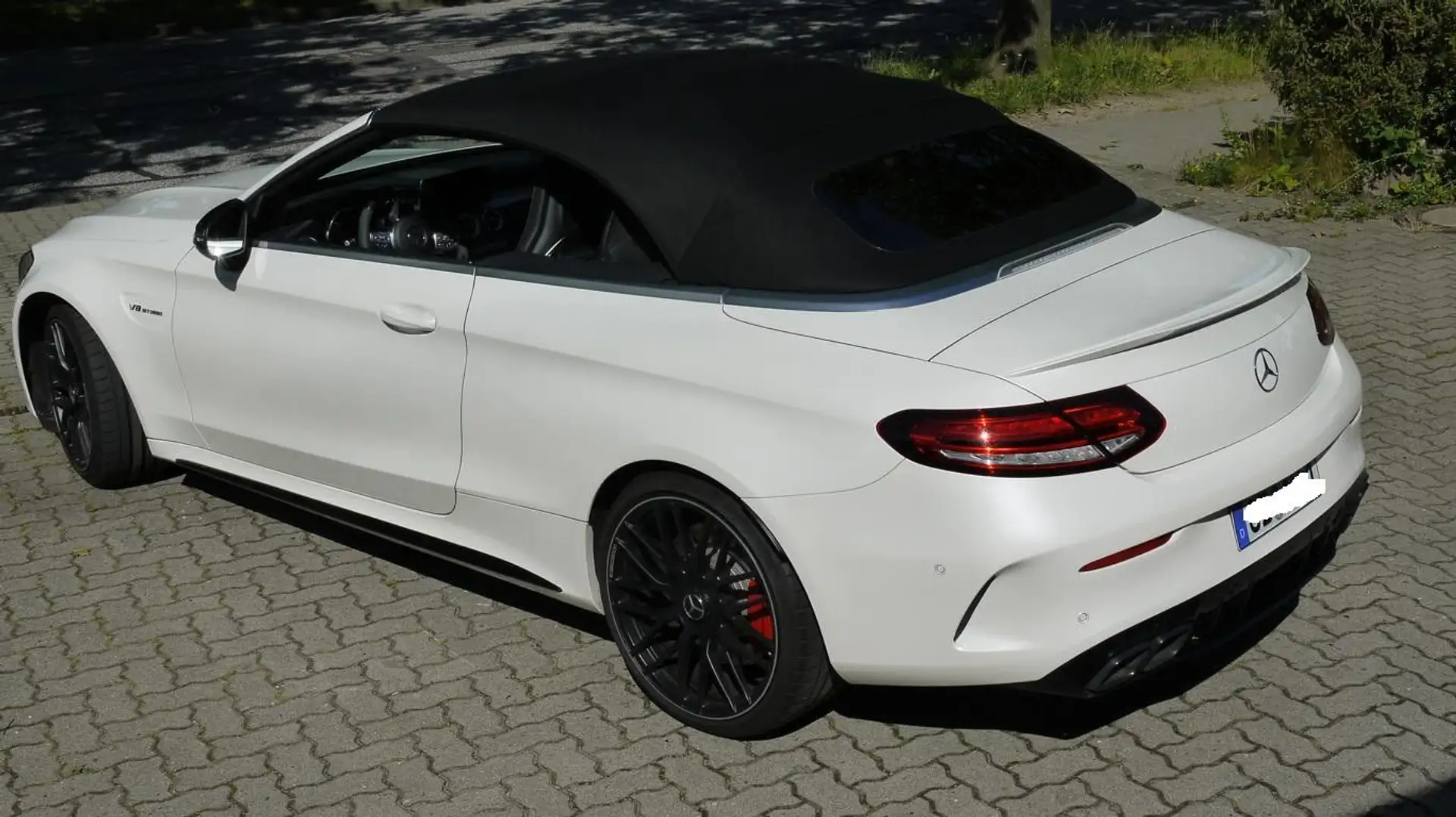 Mercedes-Benz C 63 AMG S Cabrio Burmester Weiß - 2