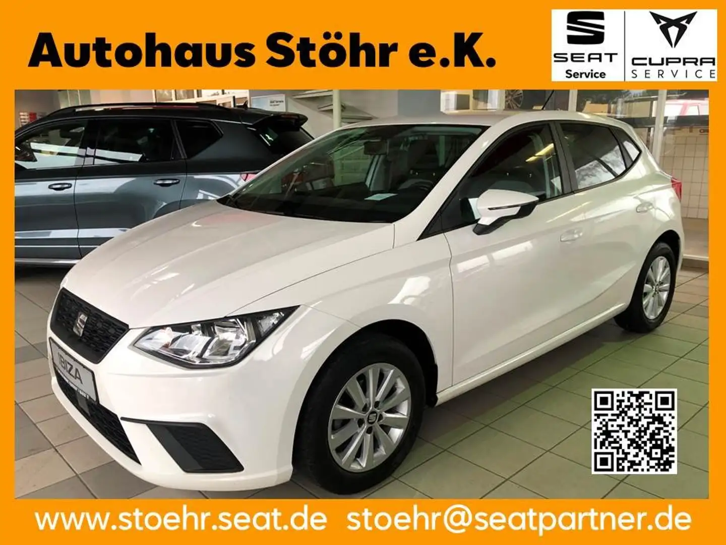 SEAT Ibiza Style 1.0TGI Weiß - 1