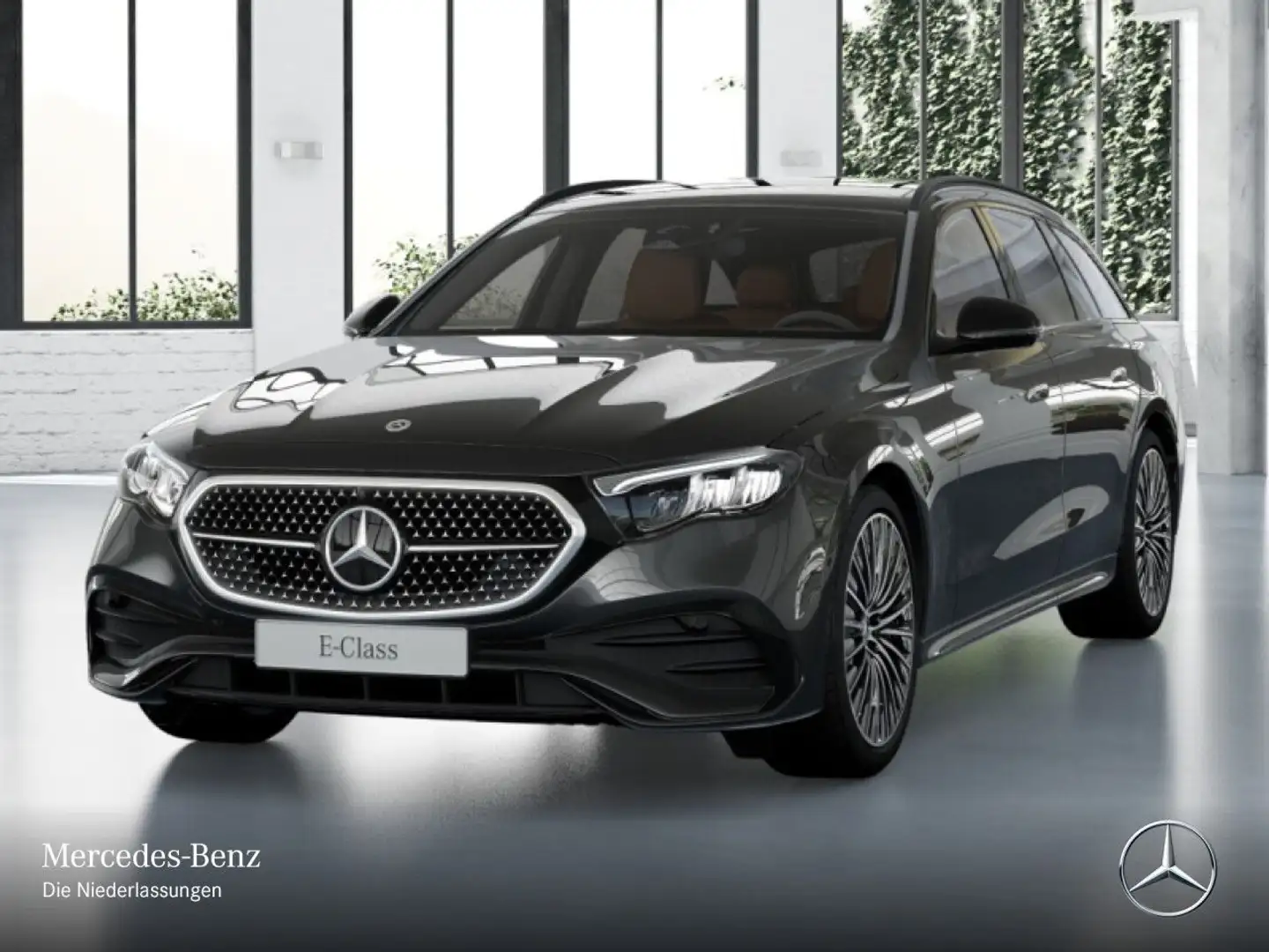 Mercedes-Benz E 220 d T AMG 360° Pano Burmester Distr. LED AHK Gris - 2