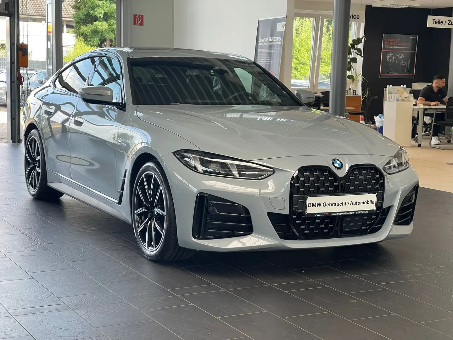 BMW 430 i GC xDrive M Sport LED/HUD/GSD/360°/19" Gris - 2