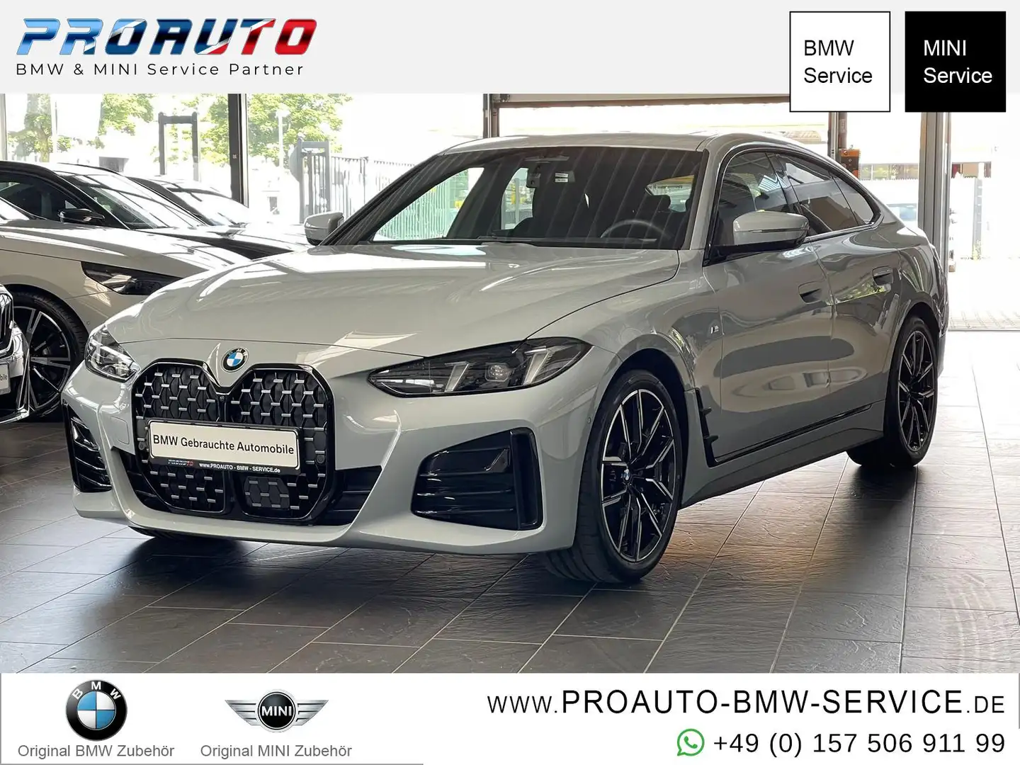 BMW 430 i GC xDrive M Sport LED/HUD/GSD/360°/19" Gris - 1