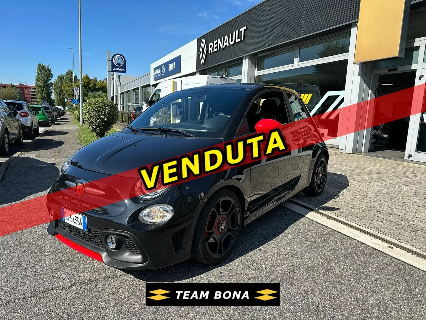 Abarth 595 F595 1.4 Turbo T-Jet 165 CV Noir - 1