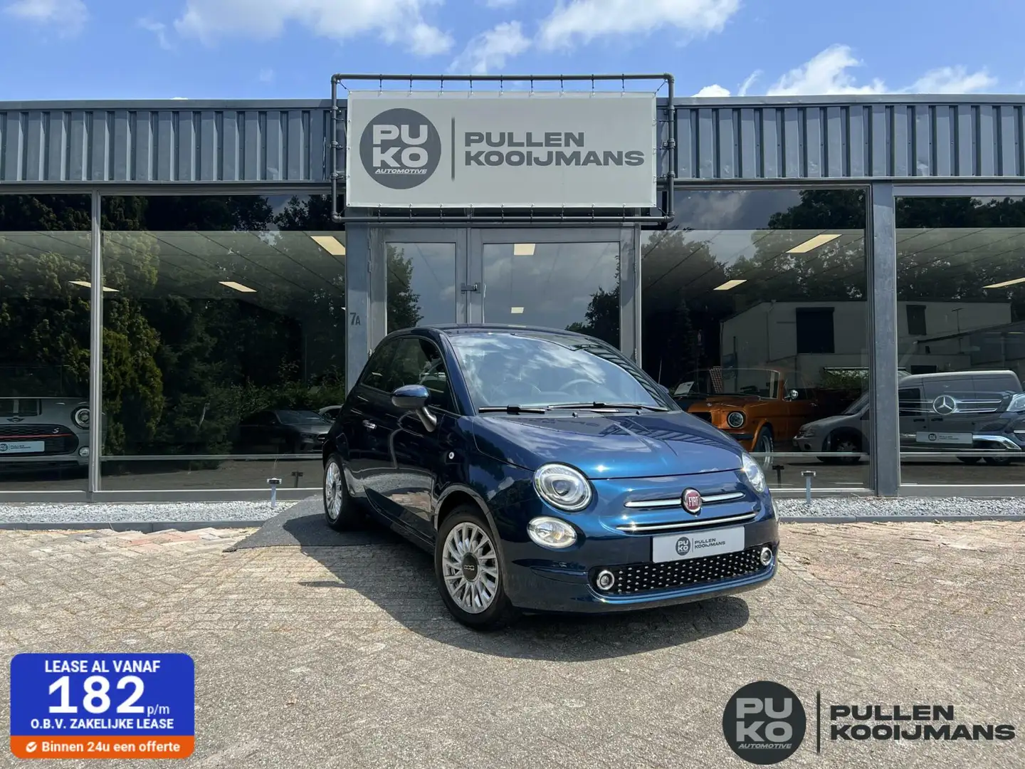 Fiat 500 1.0 Hybrid Lounge Bleu - 1