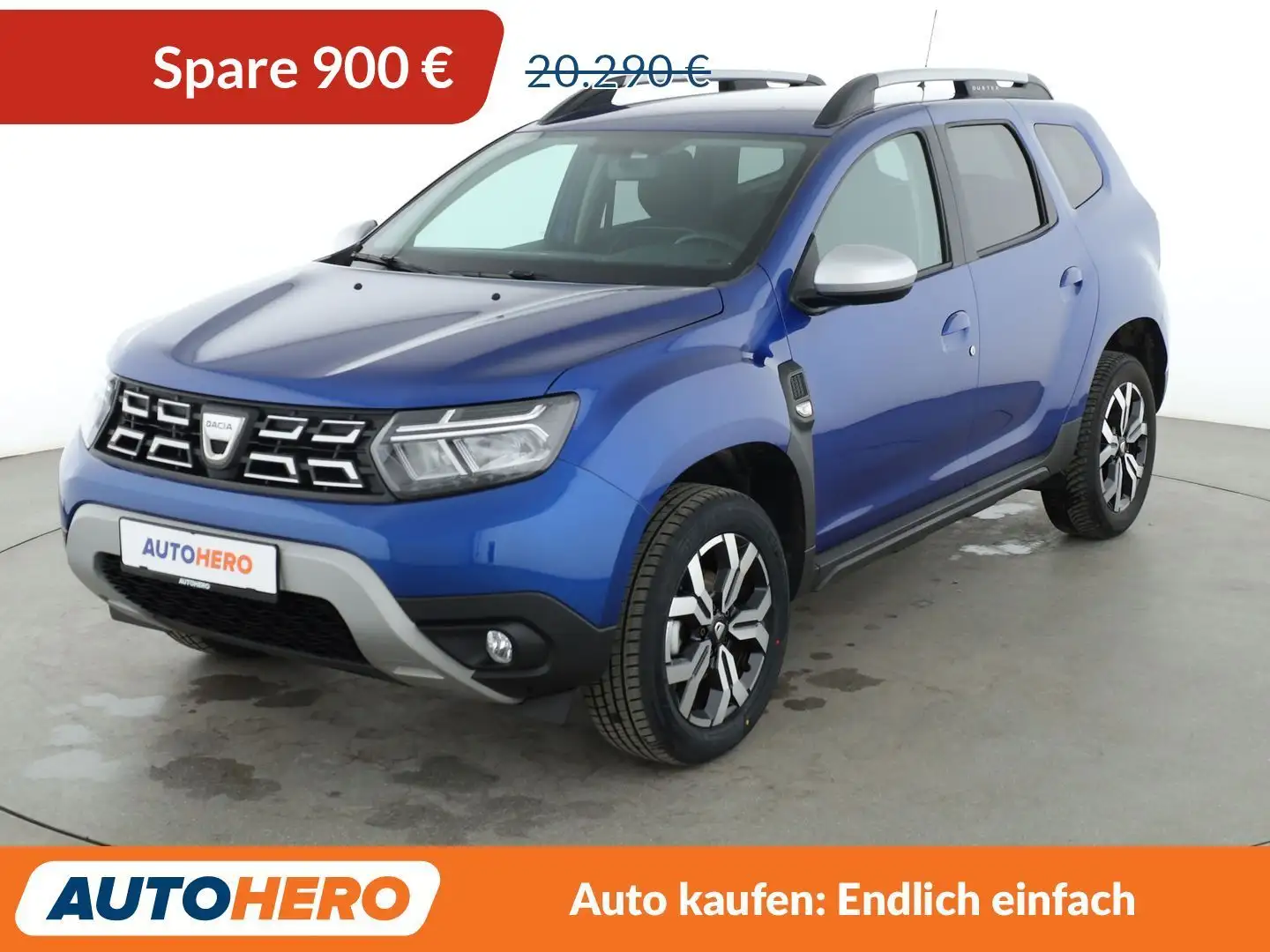 Dacia Duster 1.3 TCe Prestige *NAVI*CAM*TEMPO*SHZ*ALU* Blau - 1