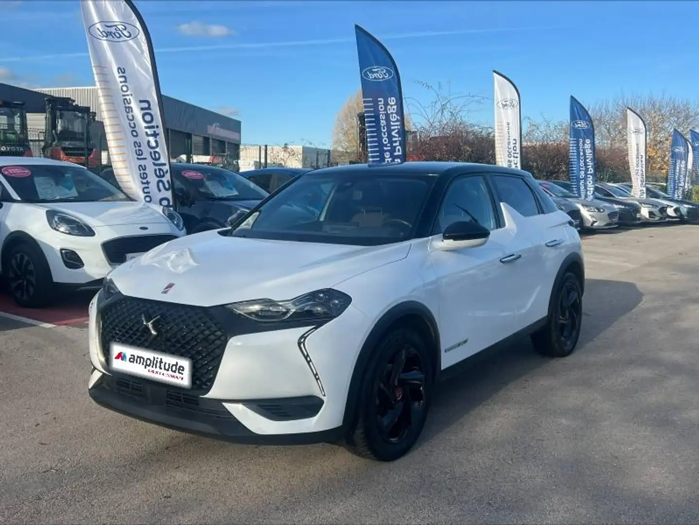 DS Automobiles DS 3 Crossback BlueHDi 100ch Performance Line Blanc - 1