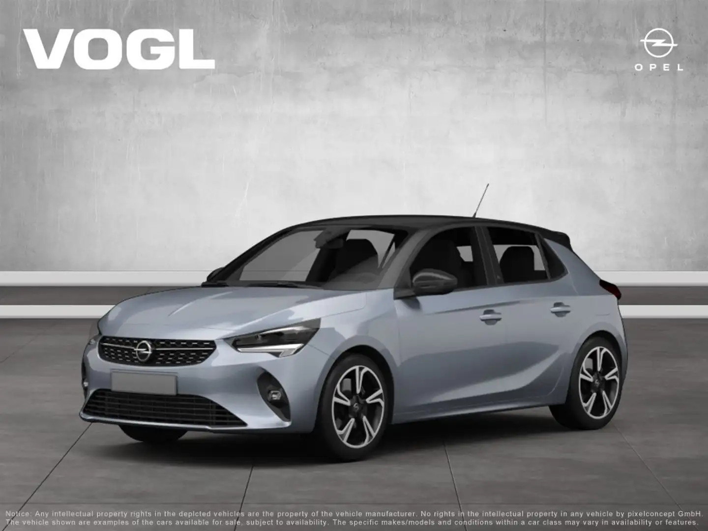 Opel Corsa Elektro Elegance 136PS Klimaaut. SZH, LED Grau - 1