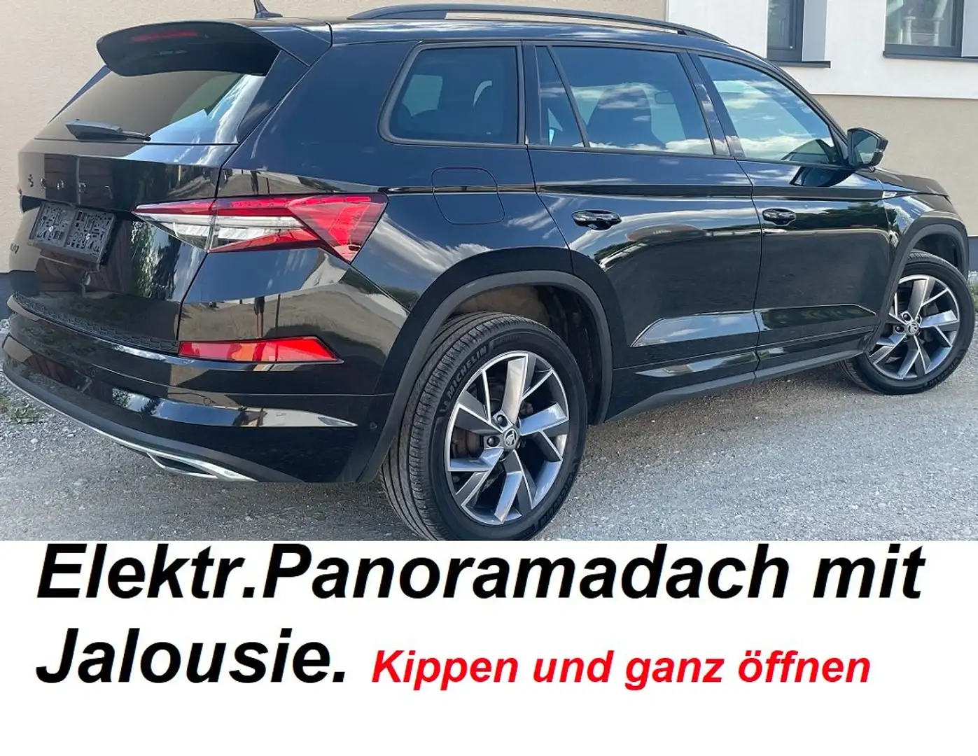 Skoda Kodiaq 2.0 TDI DSG SPORTLINE 4x4 ELEKTR.PANORAMA-DACH,AHK Schwarz - 2