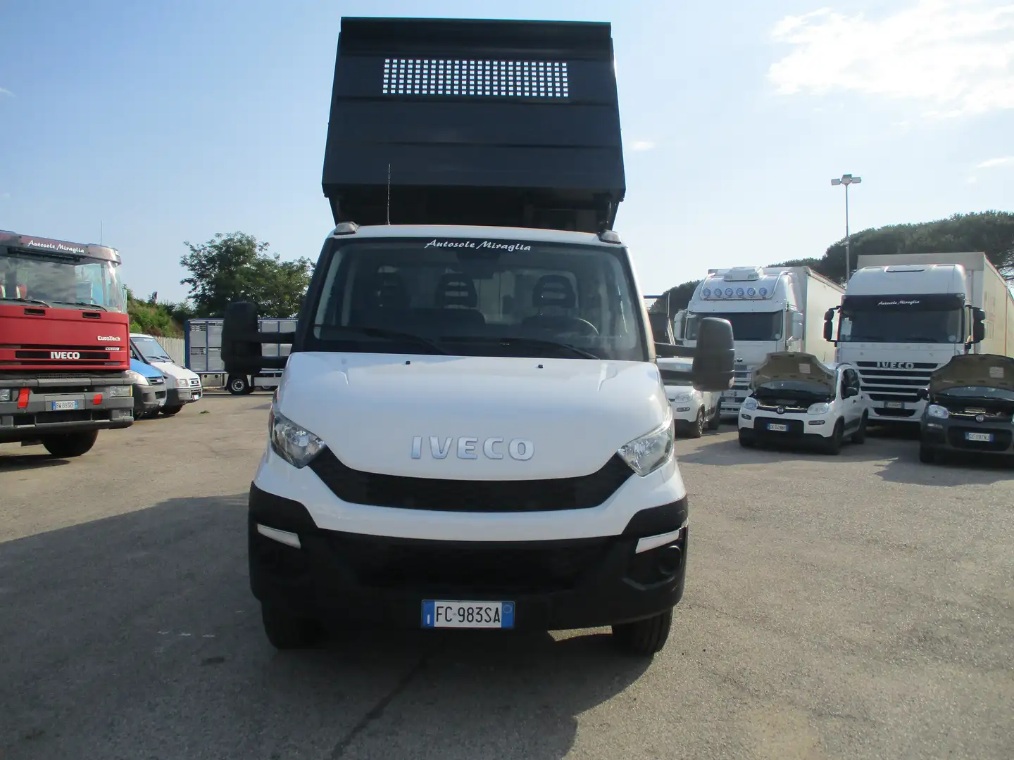 Iveco Daily 60C15 3000 150CV RIBALTABILE TRILAT NUOVO 4.25 MET Bianco - 2