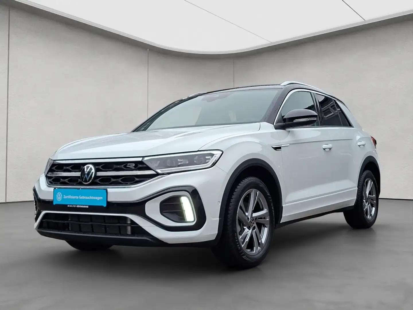 Volkswagen T-Roc 1.5 TSI DSG R-Line NAVI AHK GJR RFK SHZ PLA Weiß - 2