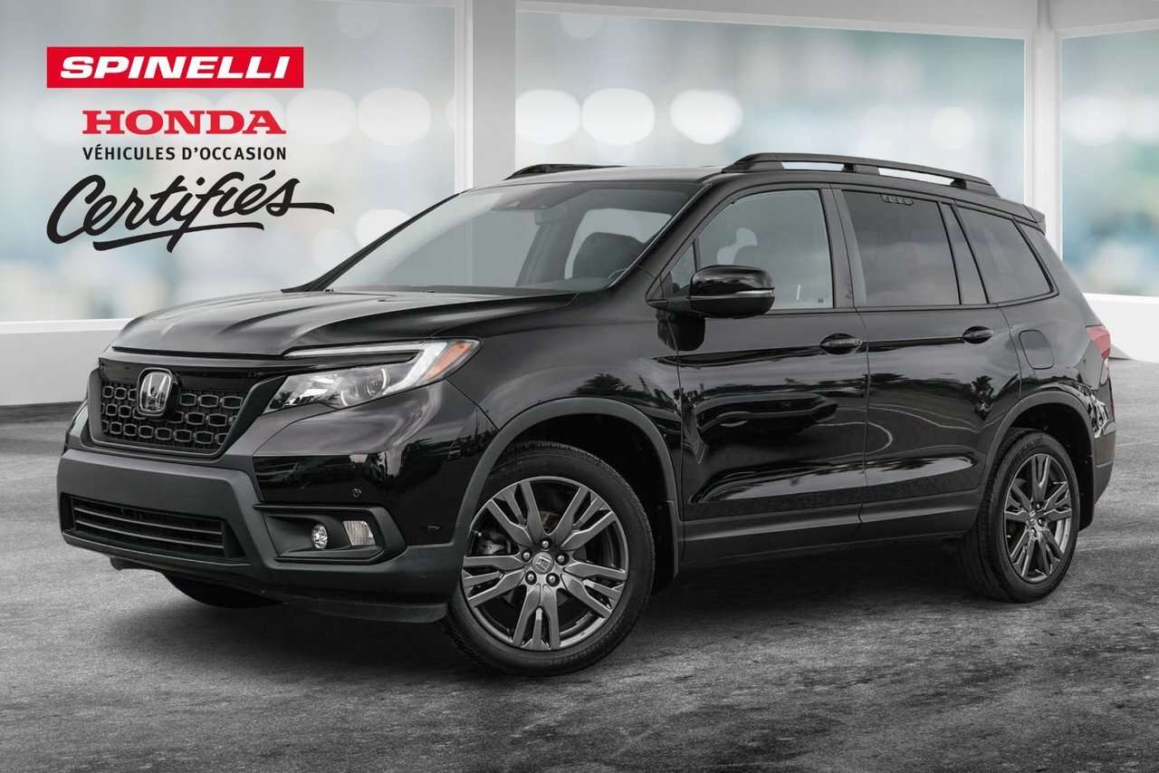 2021 Honda Passport EX-L AWD; CUIR TOIT VOLANT CHAUFFANT *BAS/LOW KM*