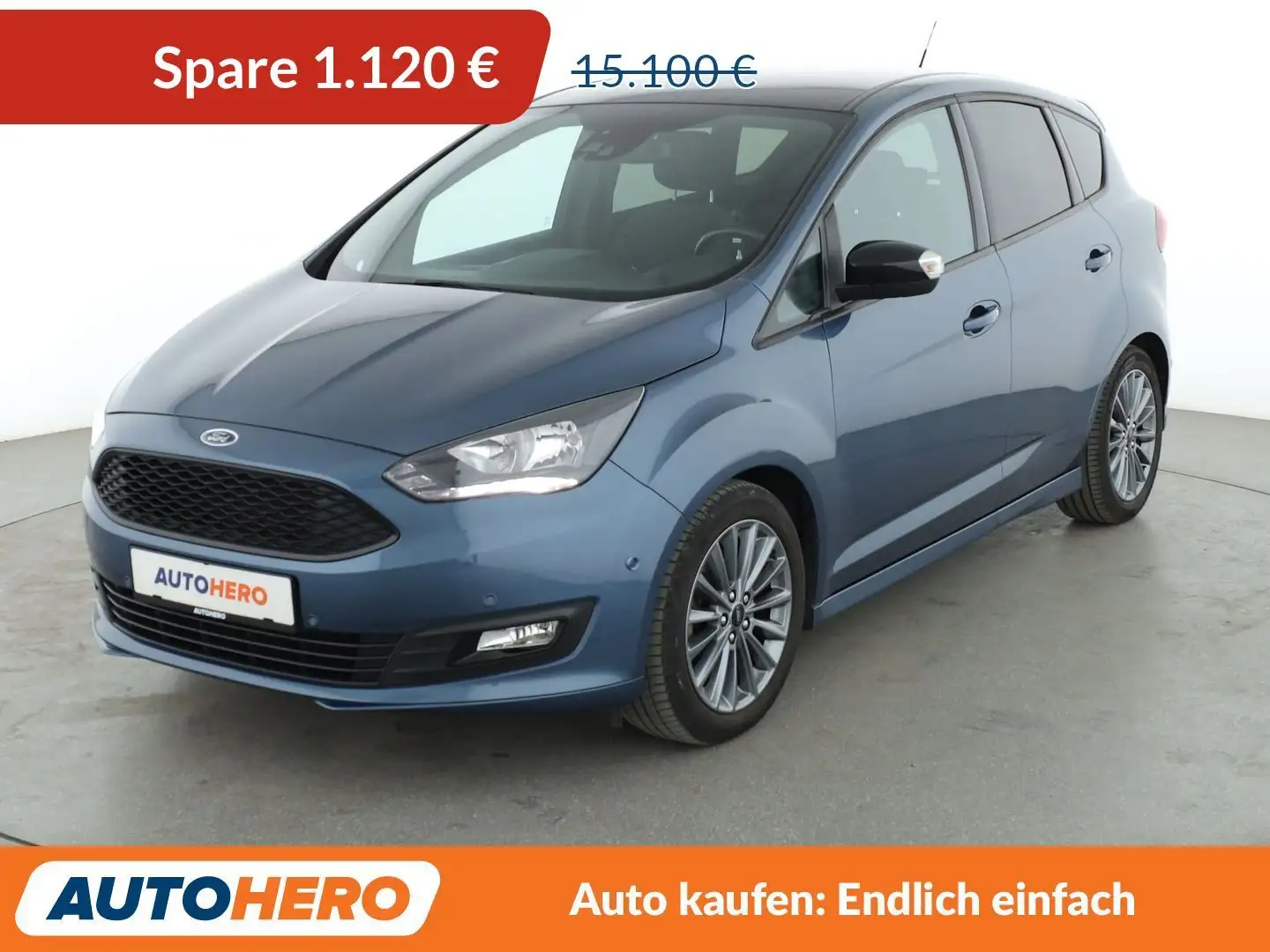 Ford C-Max 1.5 EcoBoost Sport *NAVI*TEMPO*CAM*PDC* Blau - 1