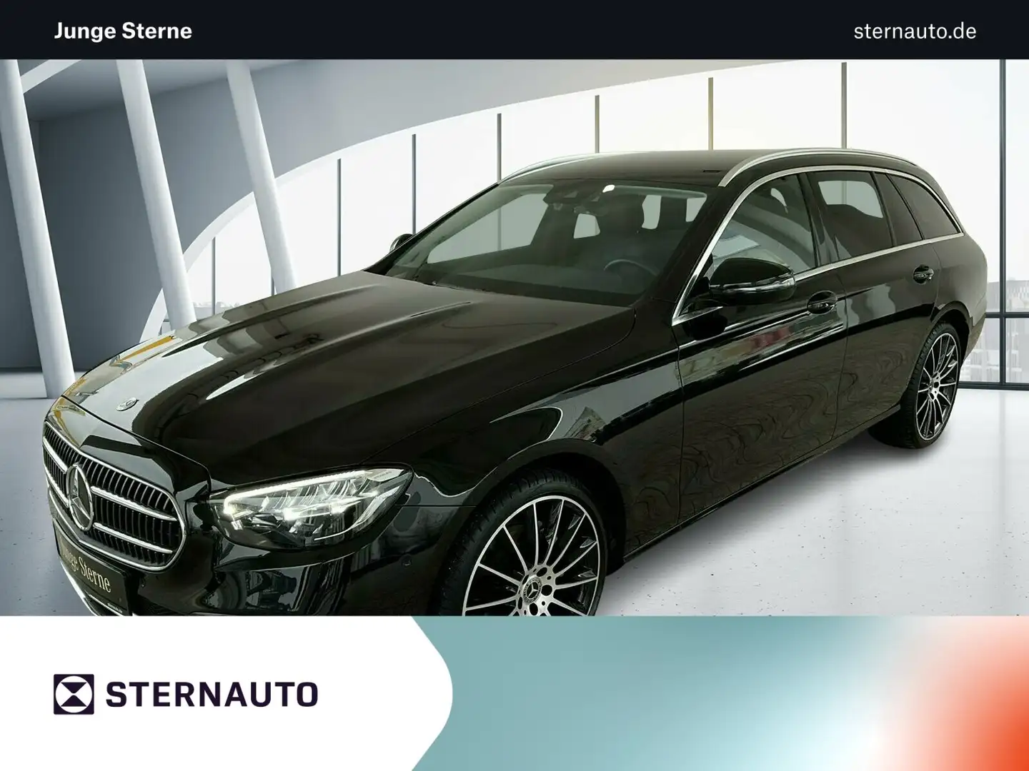 Mercedes-Benz E 200 E 200 4M T AVANTGARDE/Navi/AHK/Kamera/LED/MBUX Schwarz - 1