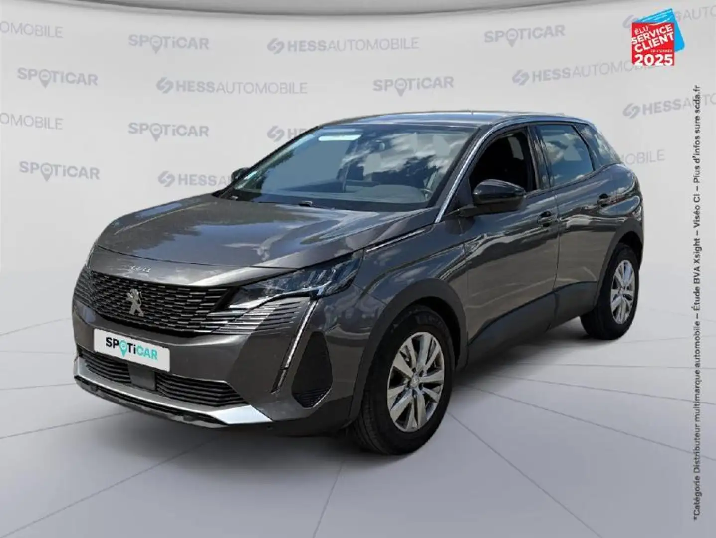 Peugeot 3008 1.2 PureTech 130ch S\u0026S Active Pack EAT8 Gris - 1