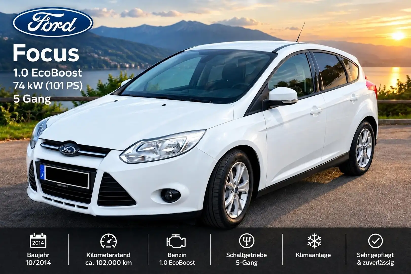 Ford Focus 1,0 EcoBoost Trend - 1