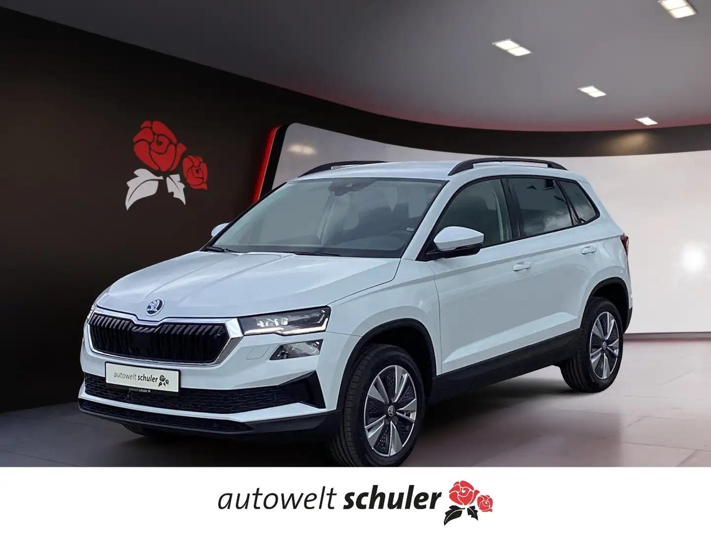 Skoda Karoq 1,5 TSI DSG Selection NAVI LED AHK Weiß - 1