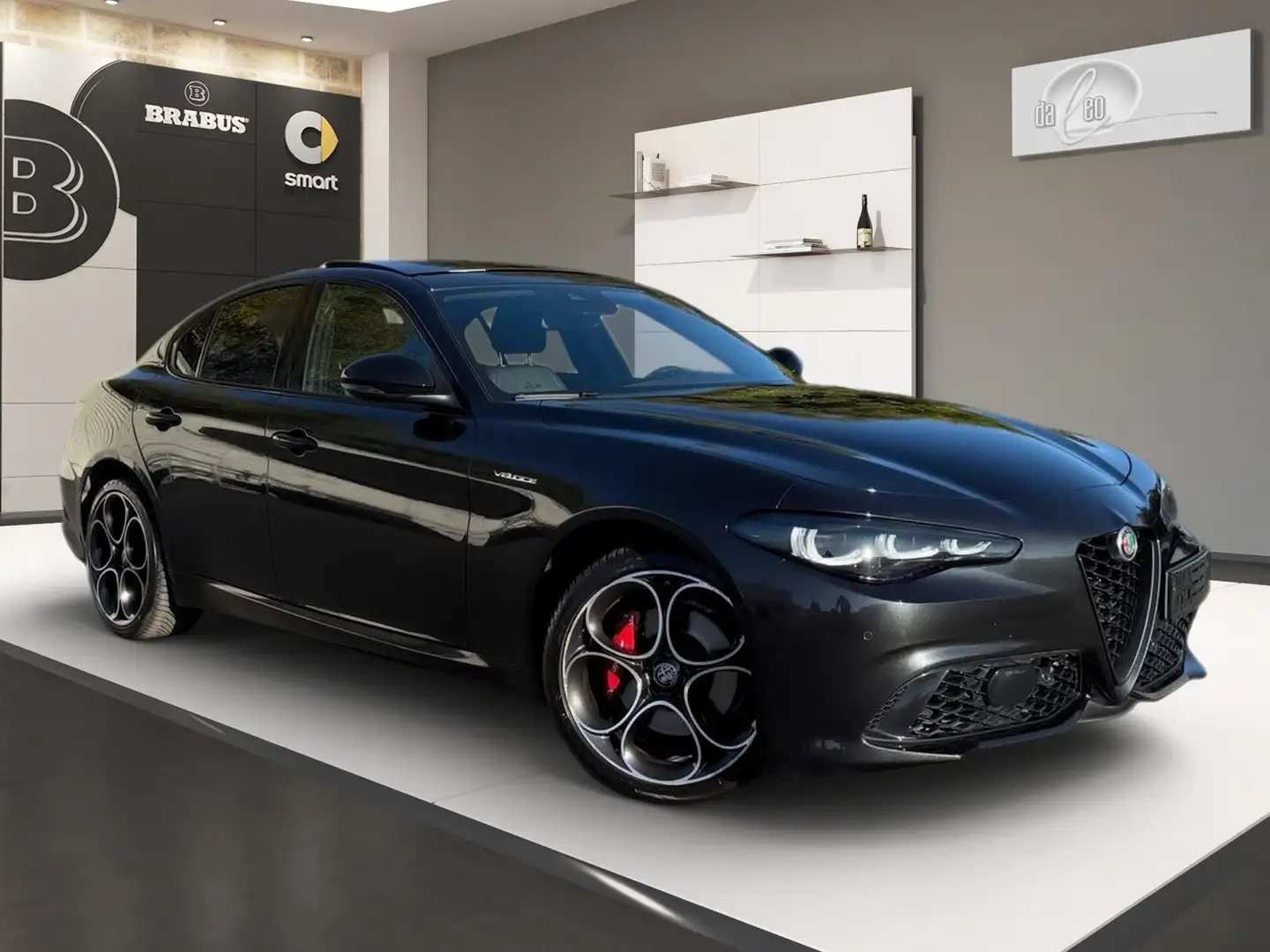 Alfa Romeo Giulia Veloce Q4 Panoramadach 3D Navi Kamera LED Zwart - 2