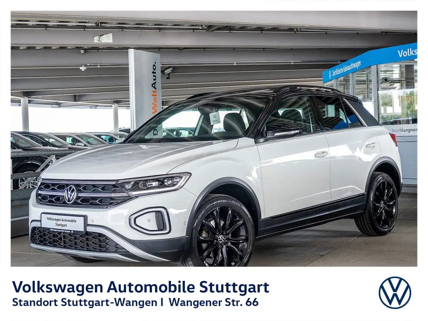Volkswagen T-Roc Style 1.5 TSI DSG Navi Pano Kamera ACC LED Weiß - 1