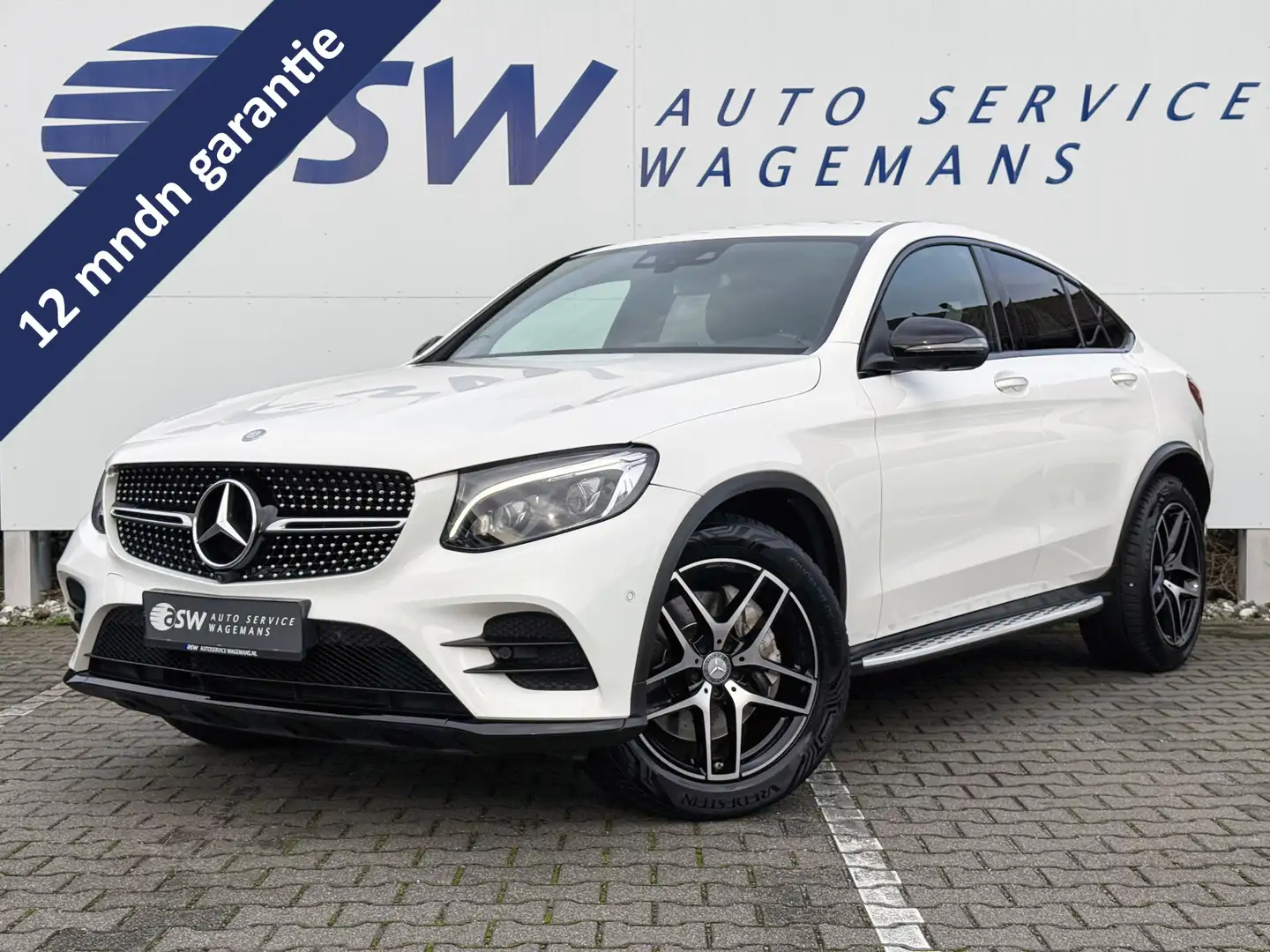 Mercedes-Benz GLC 250 Coupé 4MATIC AMG | Leder | 360* Camera | HUD | Nig Wit - 1