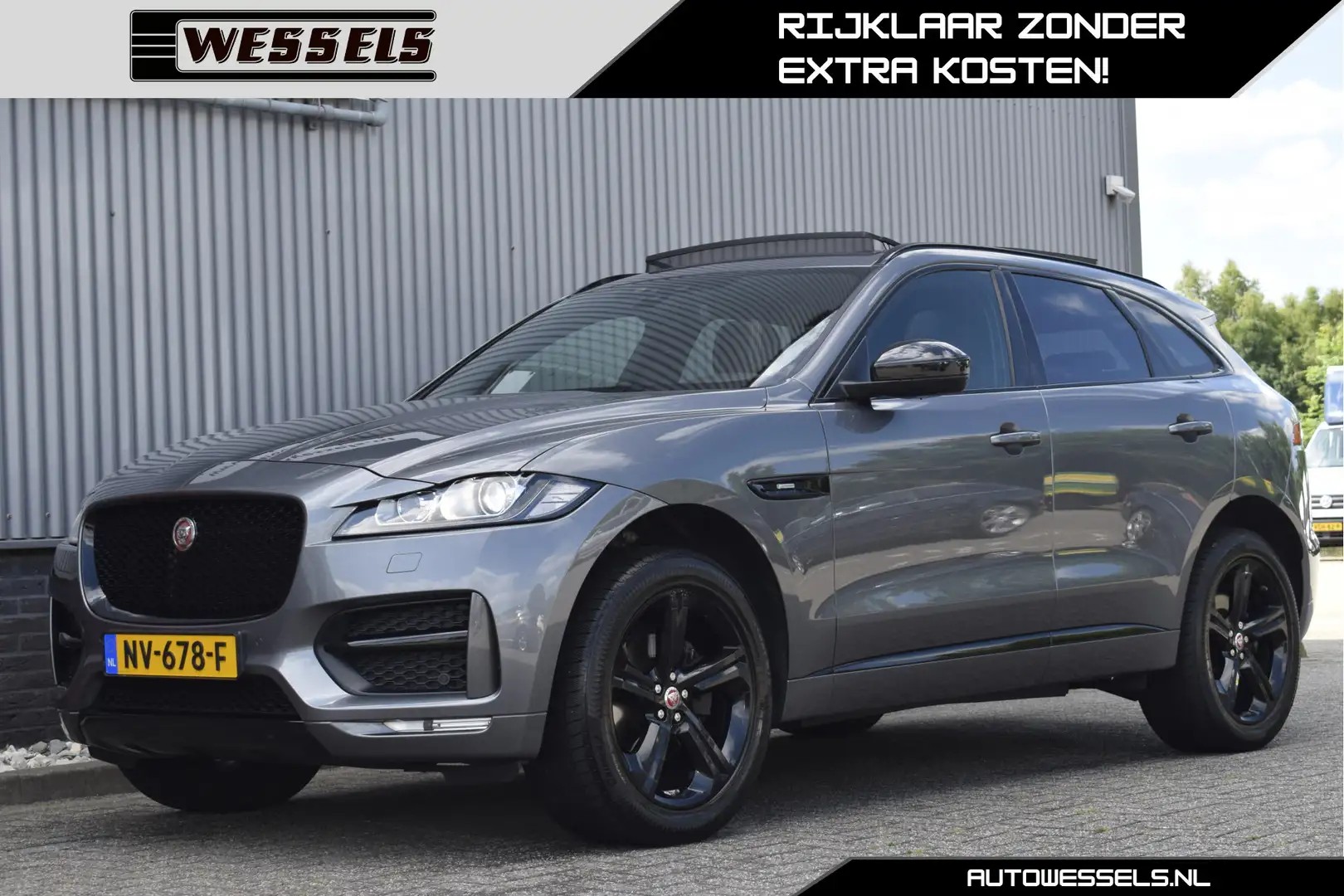 Jaguar F-Pace 2.0 R-Sport AWD 20d Panorama, Meridian, Adaptive c Gris - 1