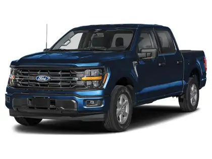 Blue 2026 Ford F-150 XLT SuperCrew 4WD Pickup Truck Four-Wheel Drive Automatic