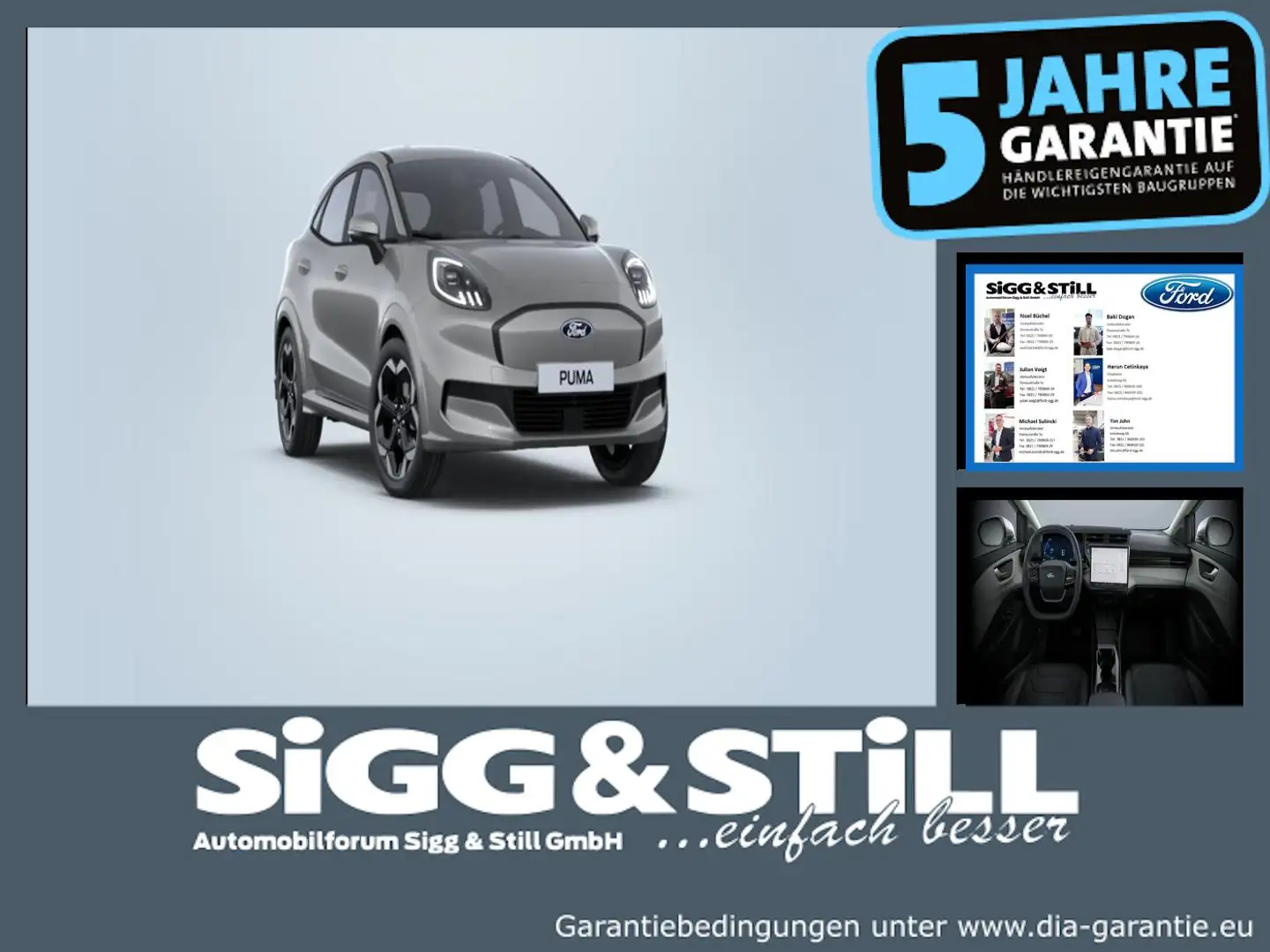 Ford Puma Gen-E Premium **NEUES MODELL** iACC*B&O*360° Silber - 1