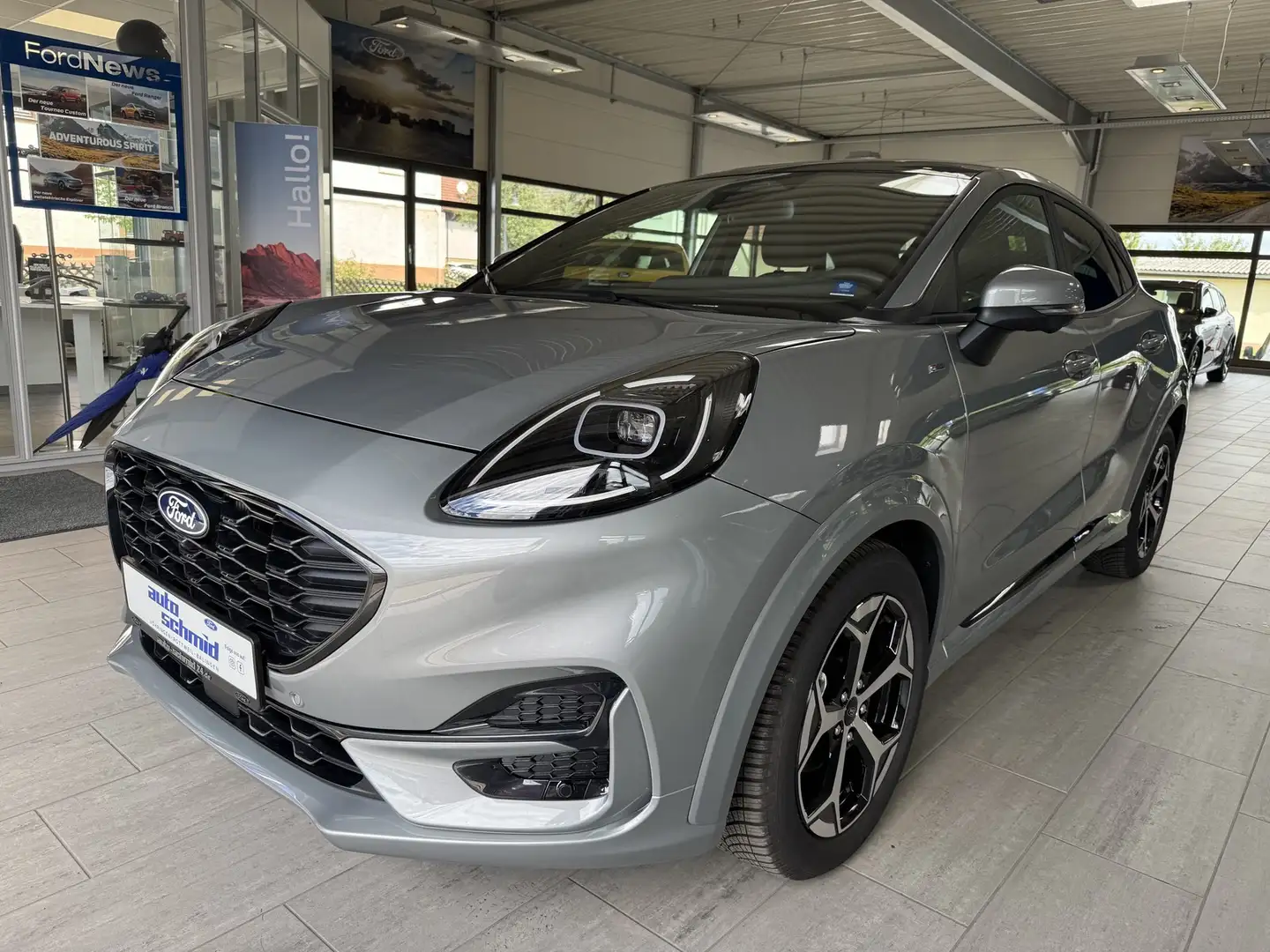 Ford Puma ST-Line X Aut. + Panorama + Fahrerassistenz Silber - 1