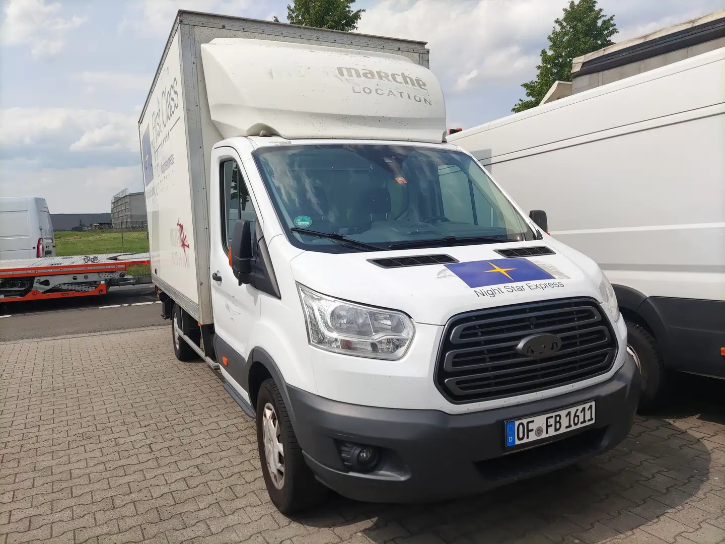 Ford Transit Transit 350 L2 HA koffer, Ladebordwand Weiß - 1