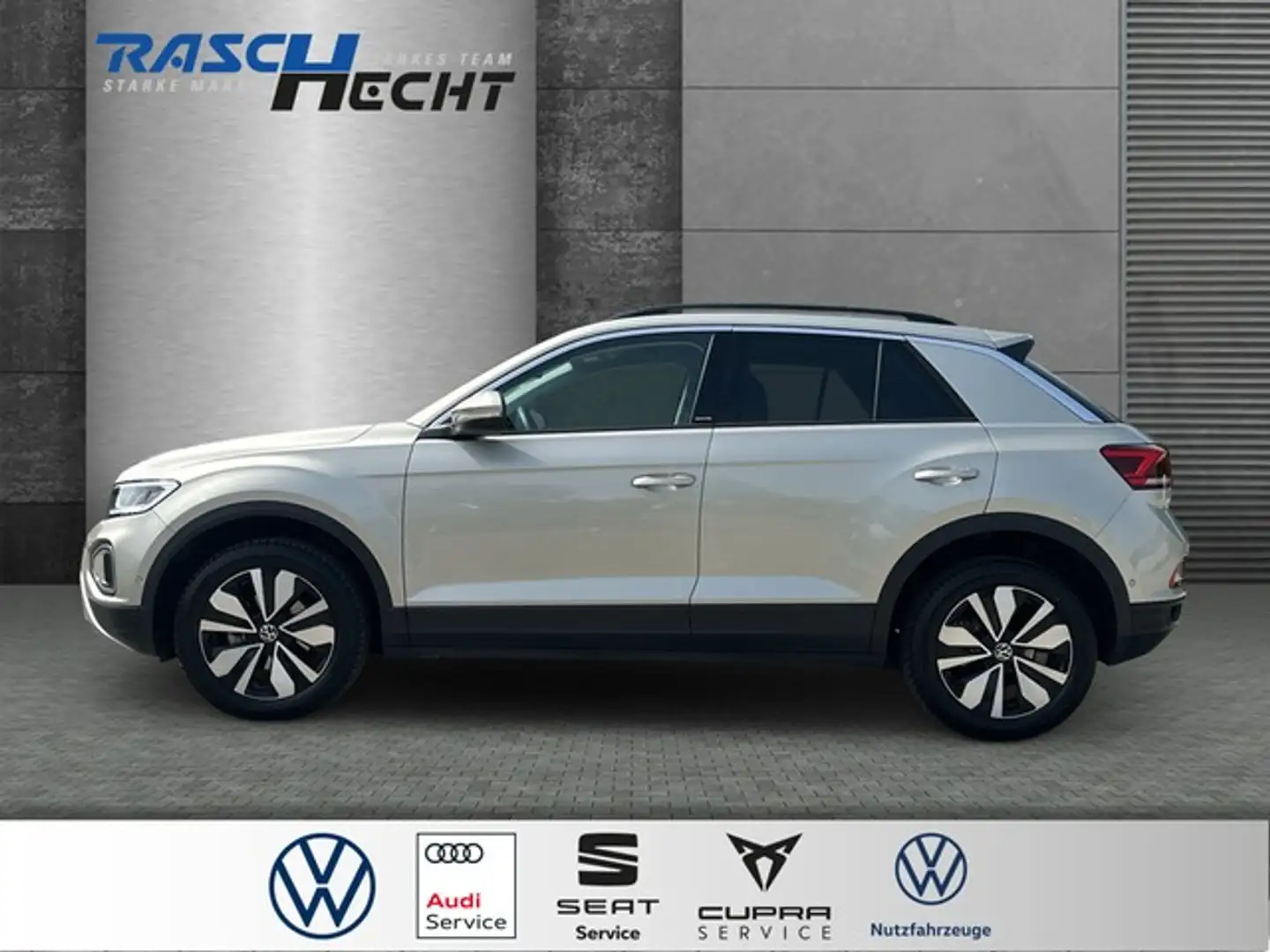 Volkswagen T-Roc Move 1.5 TSI DSG*AHK*LED*SHZ*NAVI Argento - 2