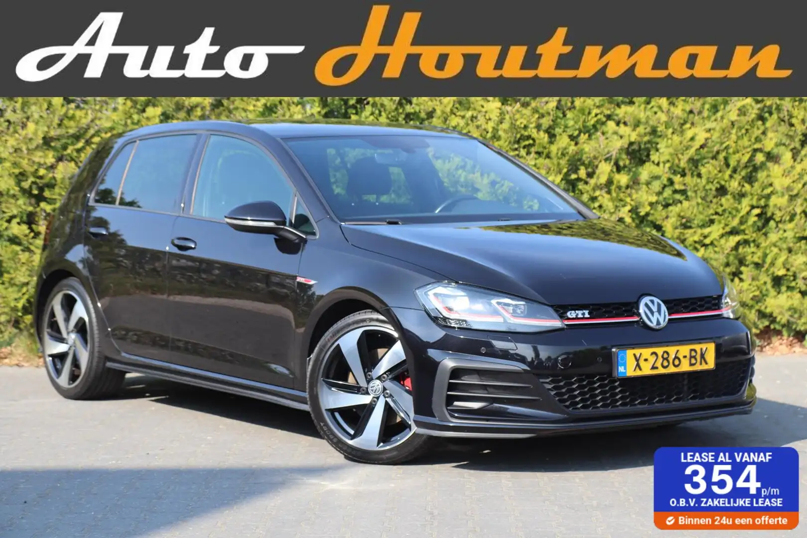 Volkswagen Golf GTI 7.5 2.0 TSI DSG 230 PK Dyn Audio|Carplay|A. Cruise Zwart - 1