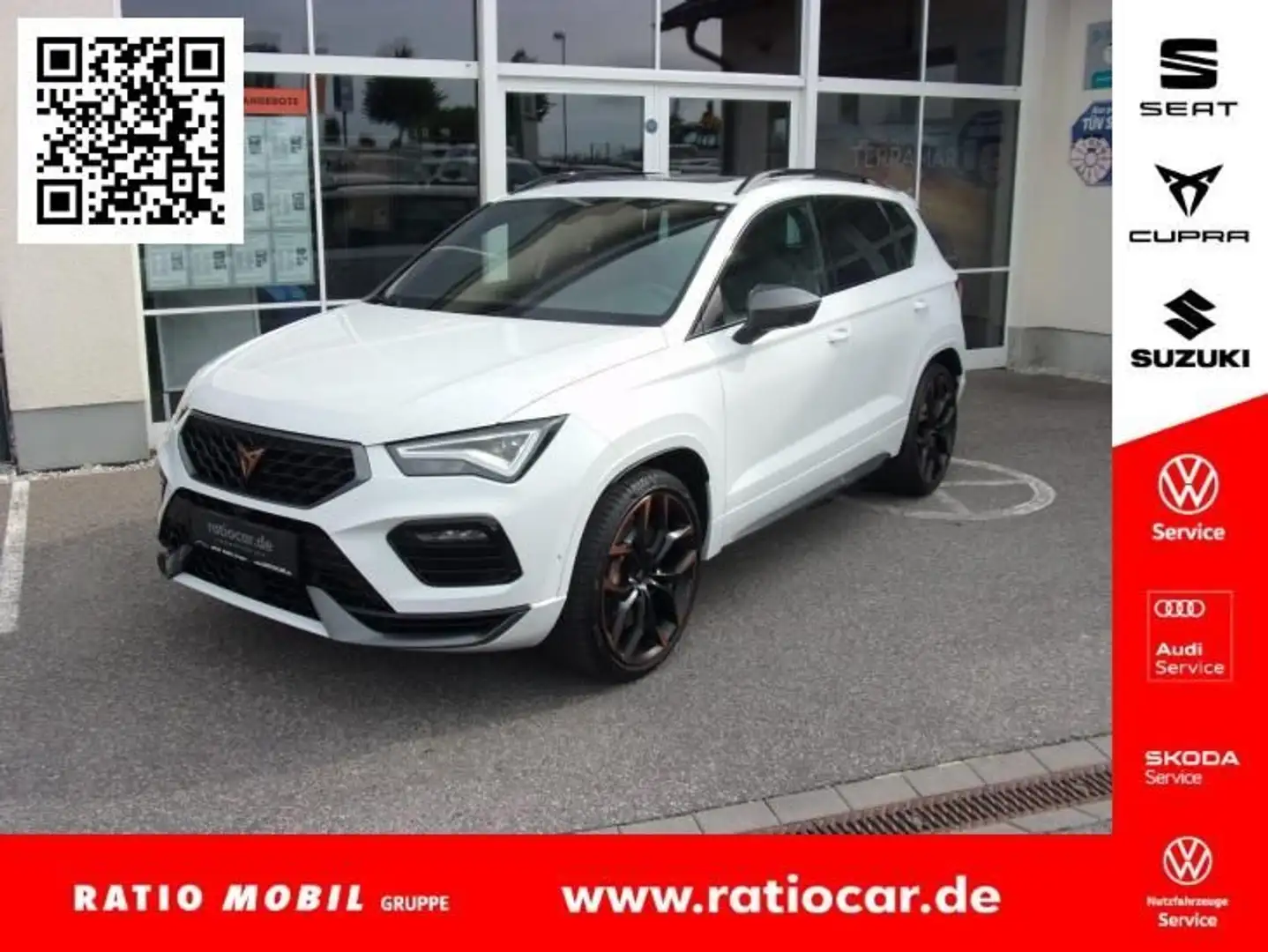 CUPRA Ateca ATECA EDITION VZ 2.0 TSI DSG 4DRIVE GAR.-05/26* Weiß - 1